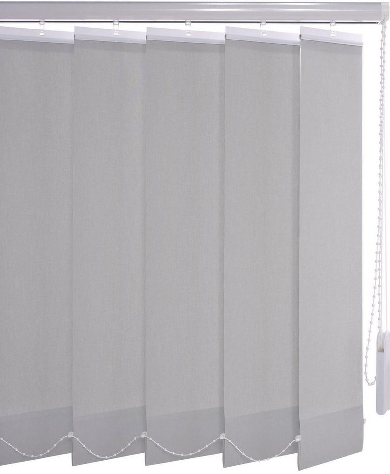 Lamellenvorhang Vertikalanlage 127 mm, Liedeco, mit Bohren, Individuell  kürzbare Lamellen. Anleitung zum Kürzen liegt dem Produkt