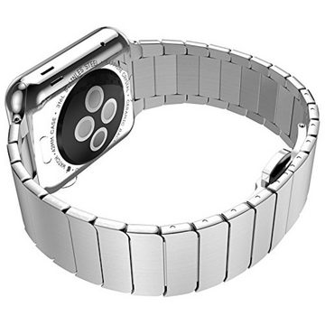 CoverKingz Smartwatch-Armband Gliederarmband für Apple Watch 41/40/38mm Ersatz Band Series, Gliederarmband Faltschließe Apple Watch Serie 9/8/7/6/SE/5/4/3/2/1