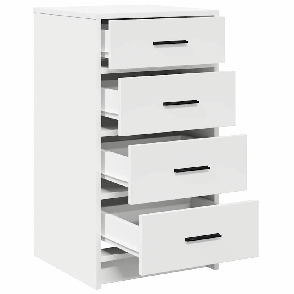 vidaXL Sideboard Sideboard Weiß 40 x 41 x 75 cm Holzwerkstoff (1 St) – Bild 5 von 5