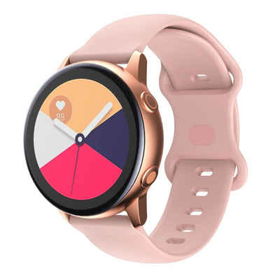 Cadorabo Smartwatch-Armband, Ersatzarmband 20mm Samsung Galaxy Watch 42mm / 3 / 4 / 5 / Sport