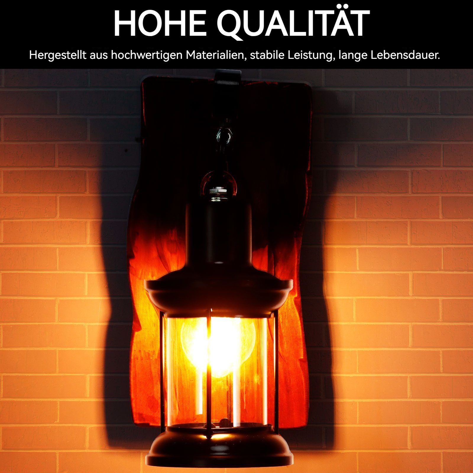 BlingBin Wandleuchte Retro Wandlampe Holz Kreative günstig online kaufen