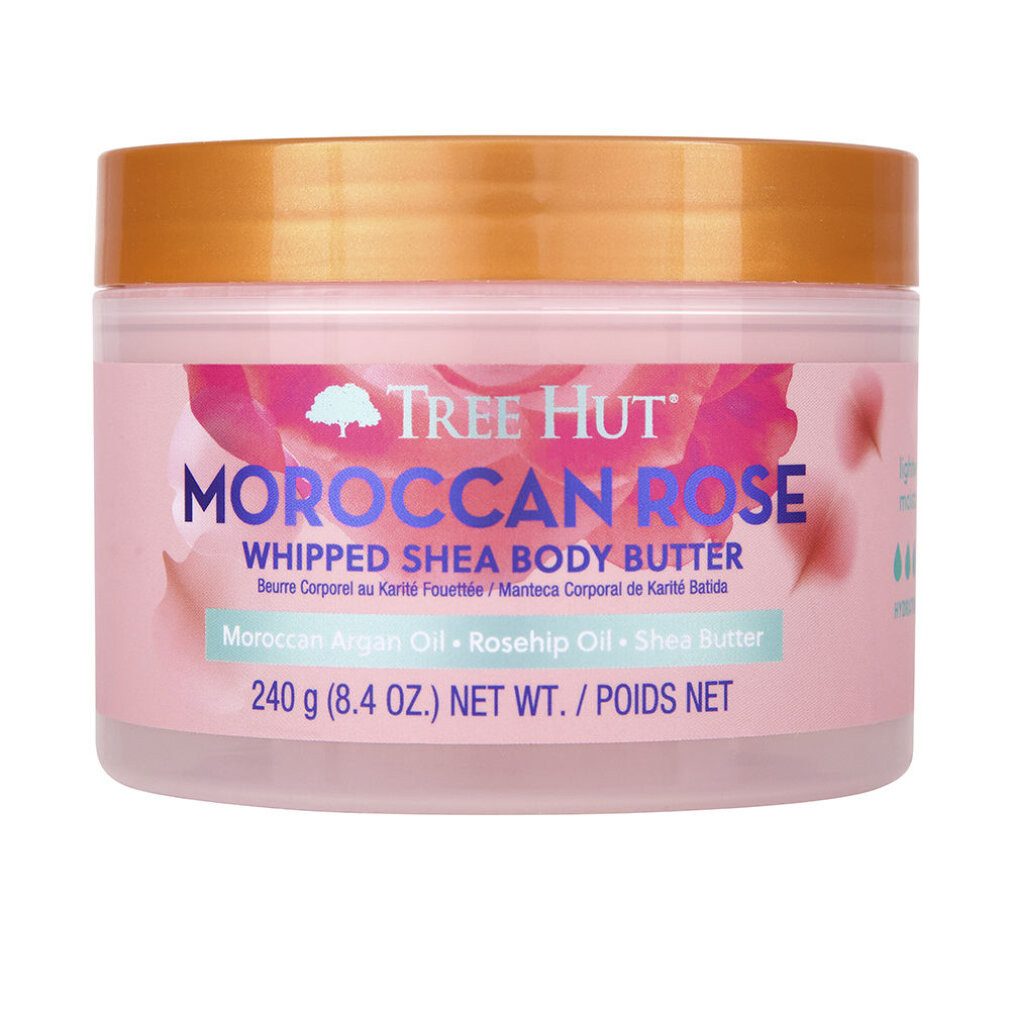 Tree Hut Körperpflegemittel Marokkanische rosa Souffl-Körperbutter 240g