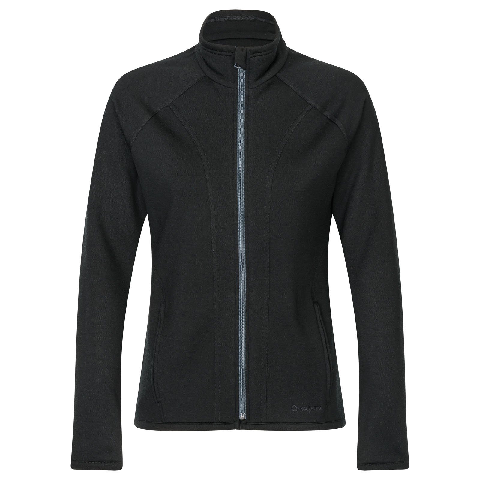 Kaipara - Merino Sportswear Hoodie Merino Stehkragen Sweat Jacke Damen 270 (1-tlg) aus reiner Merinowolle Made in Germany