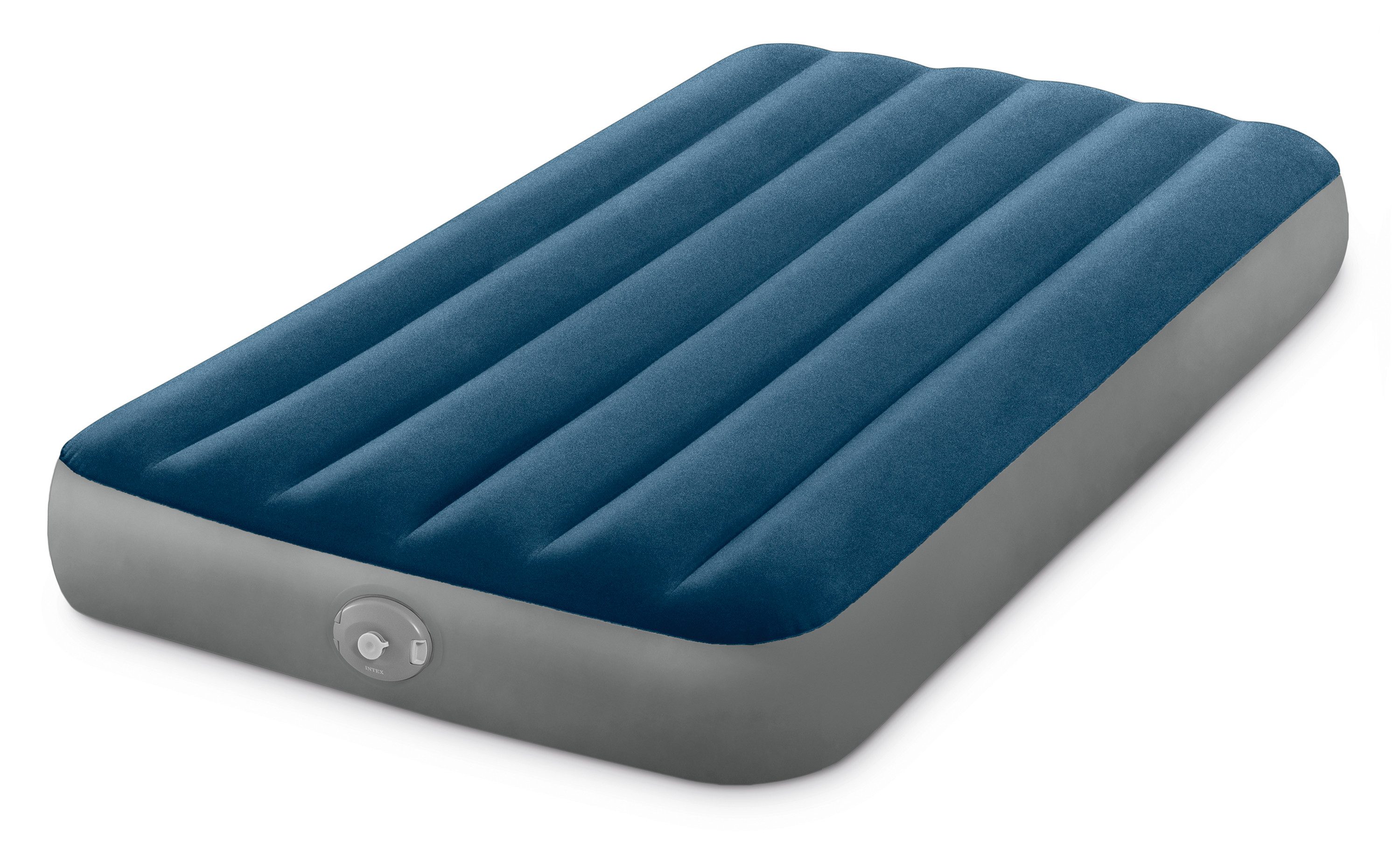 Intex Luftbett Dura Beam Prestige Downy Twin mit wiederaufladbarer Luftpumpe