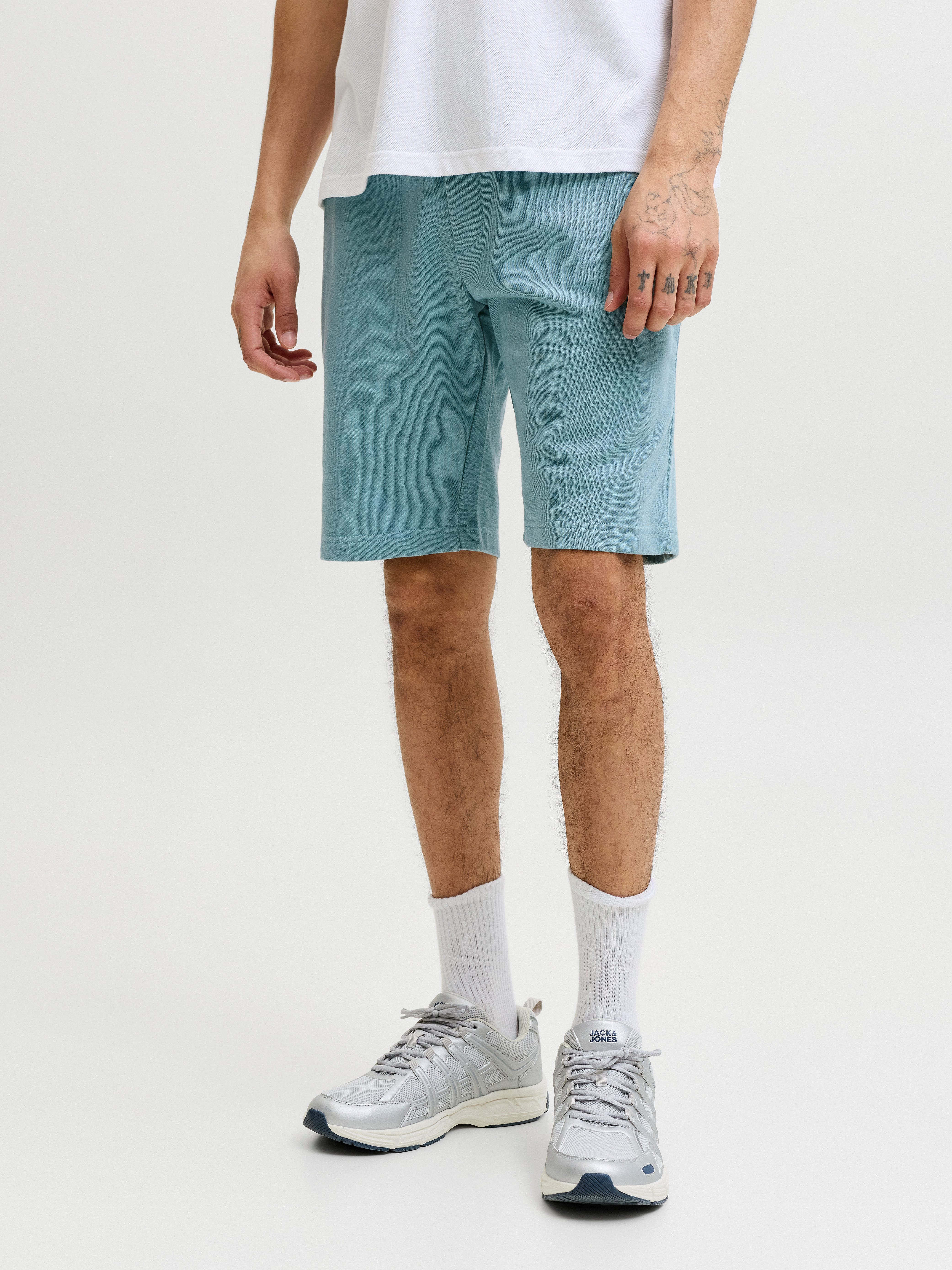 Jack & Jones Sweatshorts JPSTGORDON COLLEGE SWEAT SHORTS MID