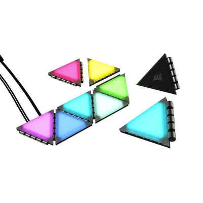 Corsair PC-Gehäuse iCUE LC100 Smart Case Lighting Triangles, Starter Kit