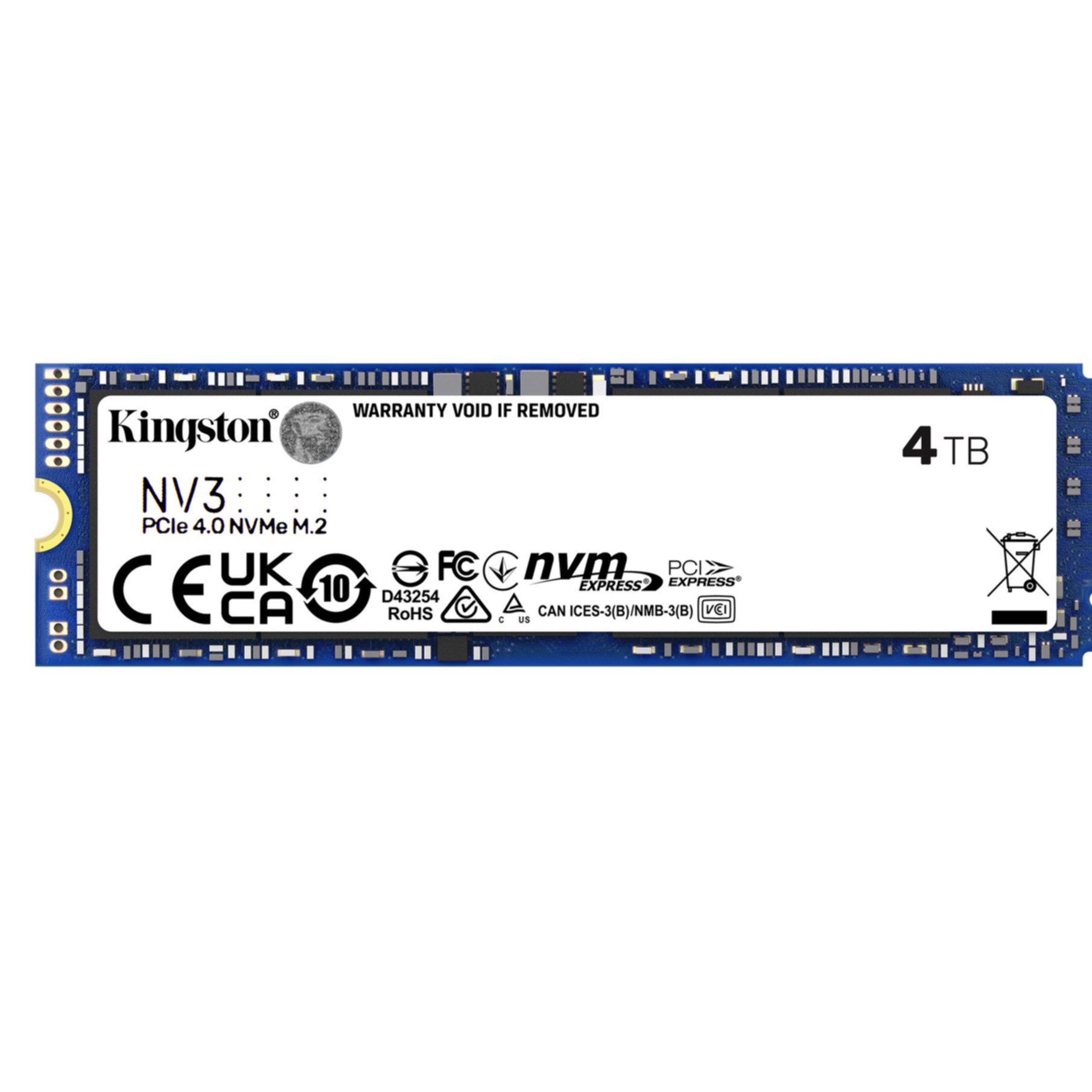 Kingston 4000G NV3 M.2 2280 NVMe SSD interne SSD