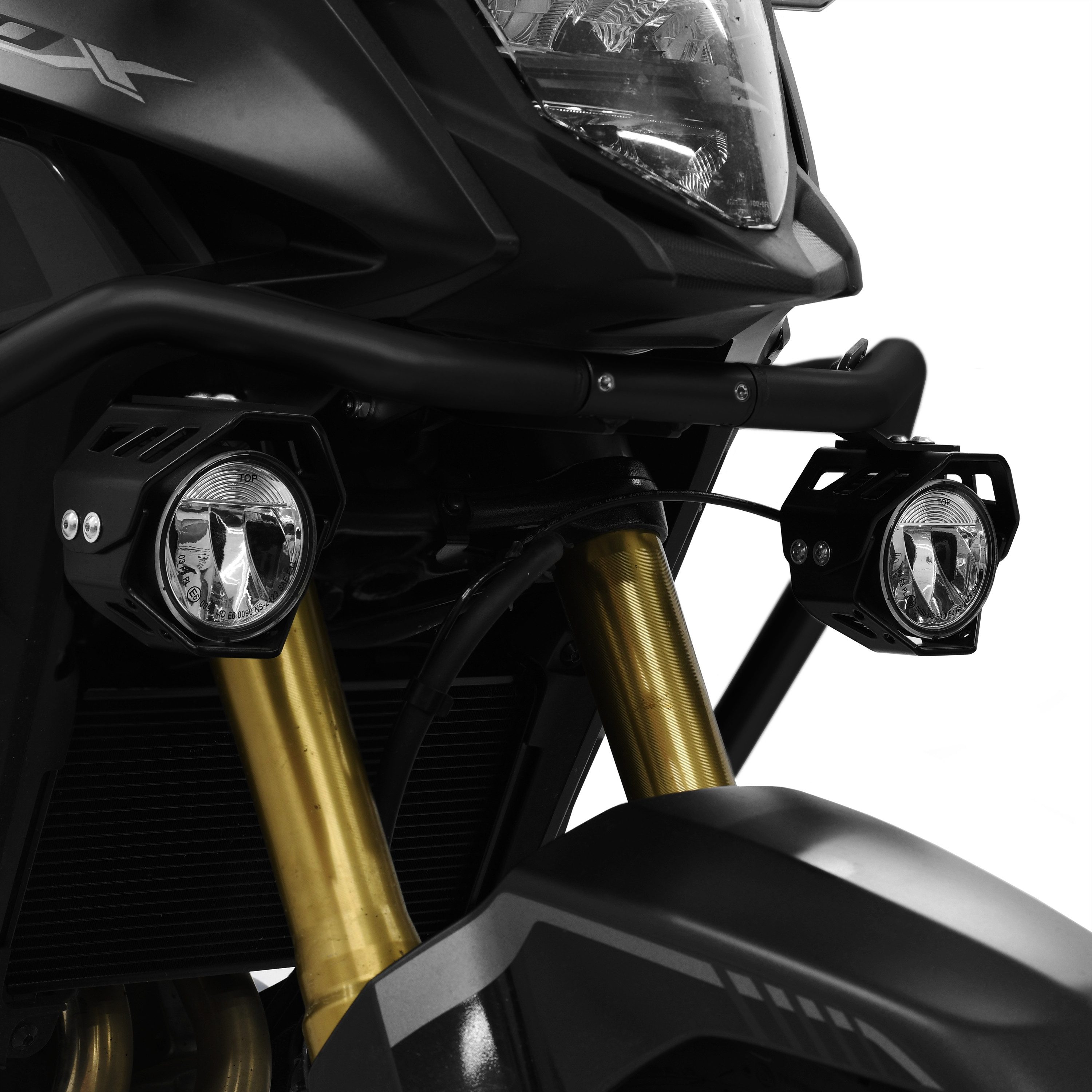 ZIEGER LED Scheinwerfer Zusatzscheinwerferhalter für Honda CB 500 X (PC64) schwarz
