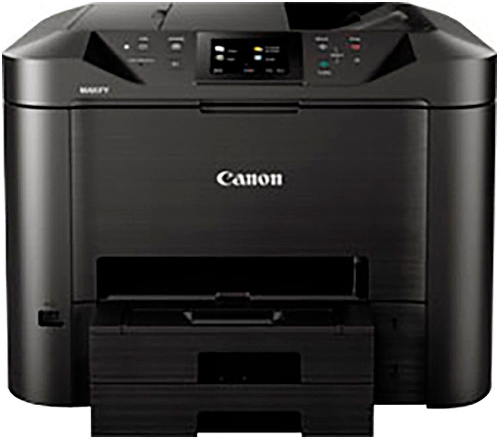 Canon MAXIFY MB5450 Multifunktionsdrucker, (LAN (Ethernet), WLAN (Wi-Fi), 4in1 Tintenstrahl-Multifunktionsgerät mit Duplex-ADF+hohen Reichweiten)