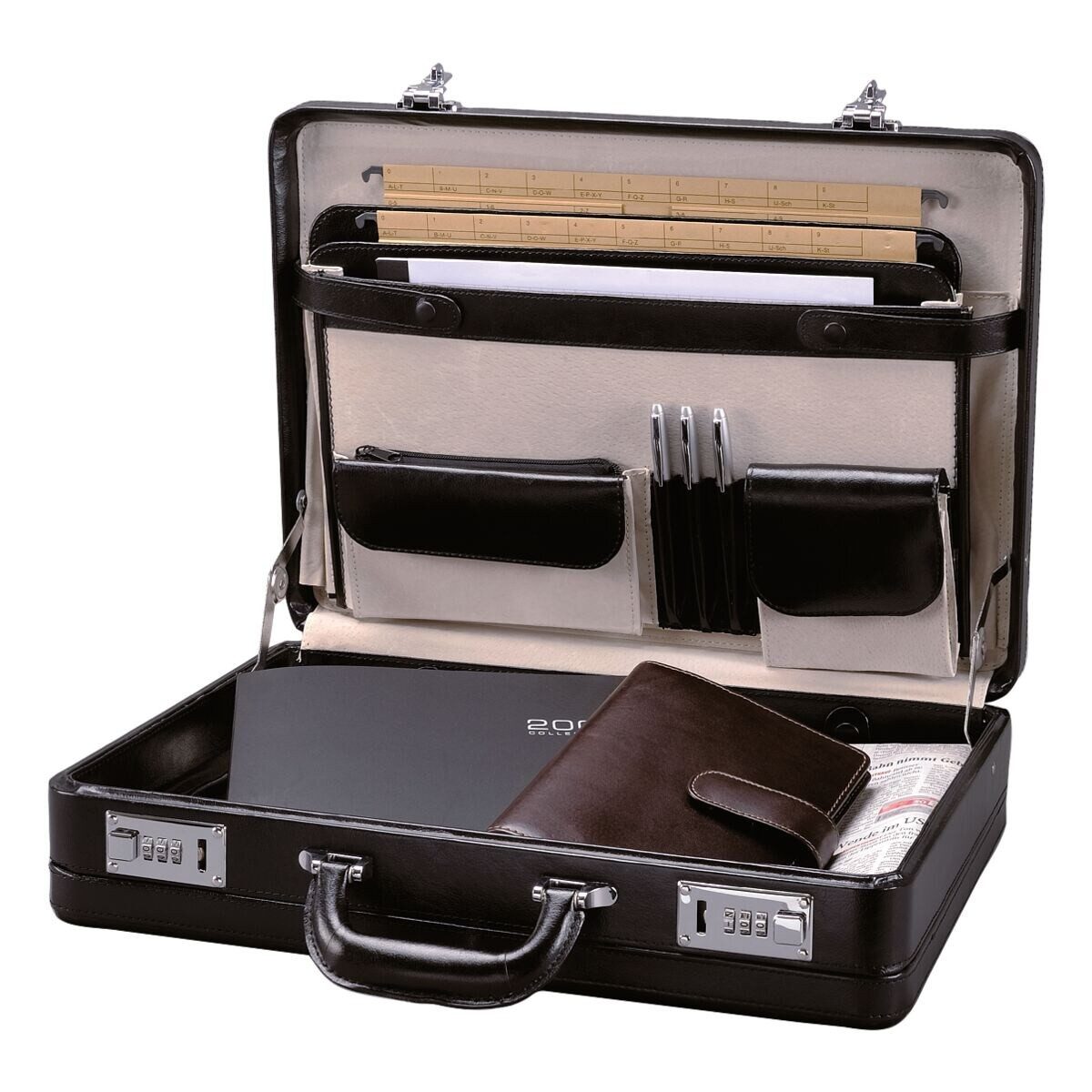 Alassio® Aktenkoffer Taormina, mit Dehnfalte günstig online kaufen