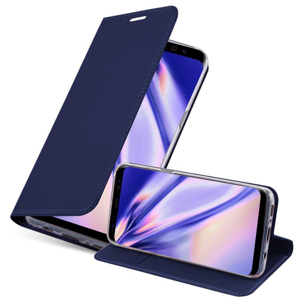 Cadorabo Handyhülle für Samsung Galaxy S8 PLUS Hülle Samsung Galaxy S8 PLUS, Schutzhülle Hülle mit Standfunktion, Magnetverschluss und Kartenfach