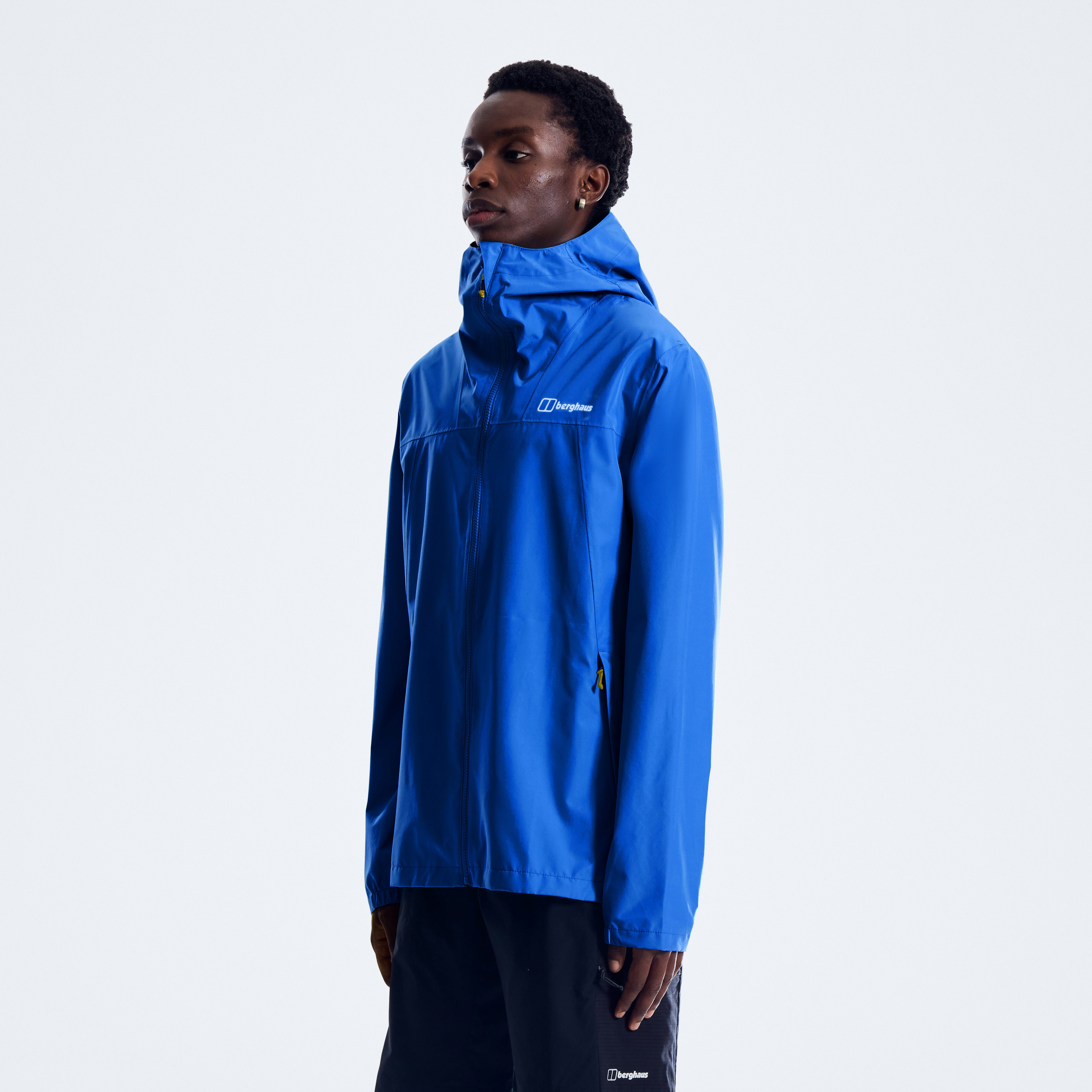 Berghaus Funktionsjacke M DELUGE PRO 3.0 JKT mit Sturmklappe, atmungsaktiv, wasserdicht, aus Polyester