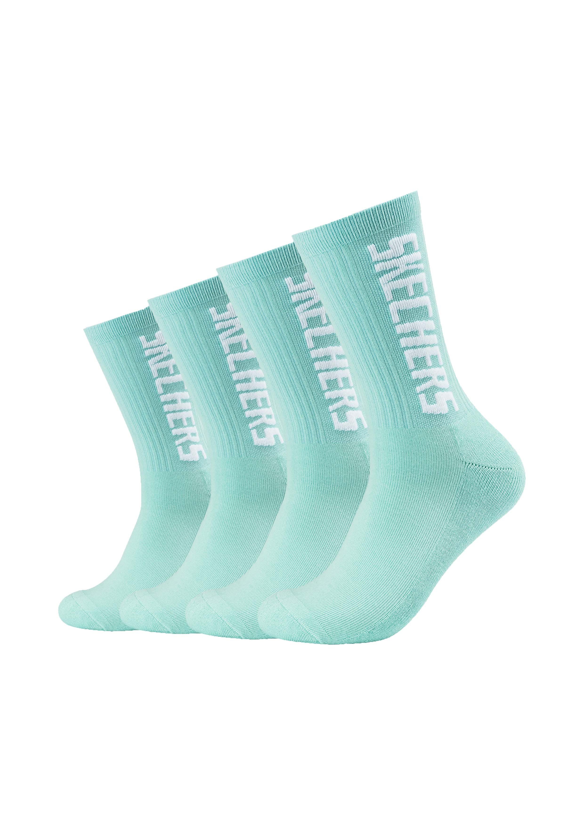 Skechers Socken Cushioned (4-Paar) im 4er-Pack mit weichem Bund