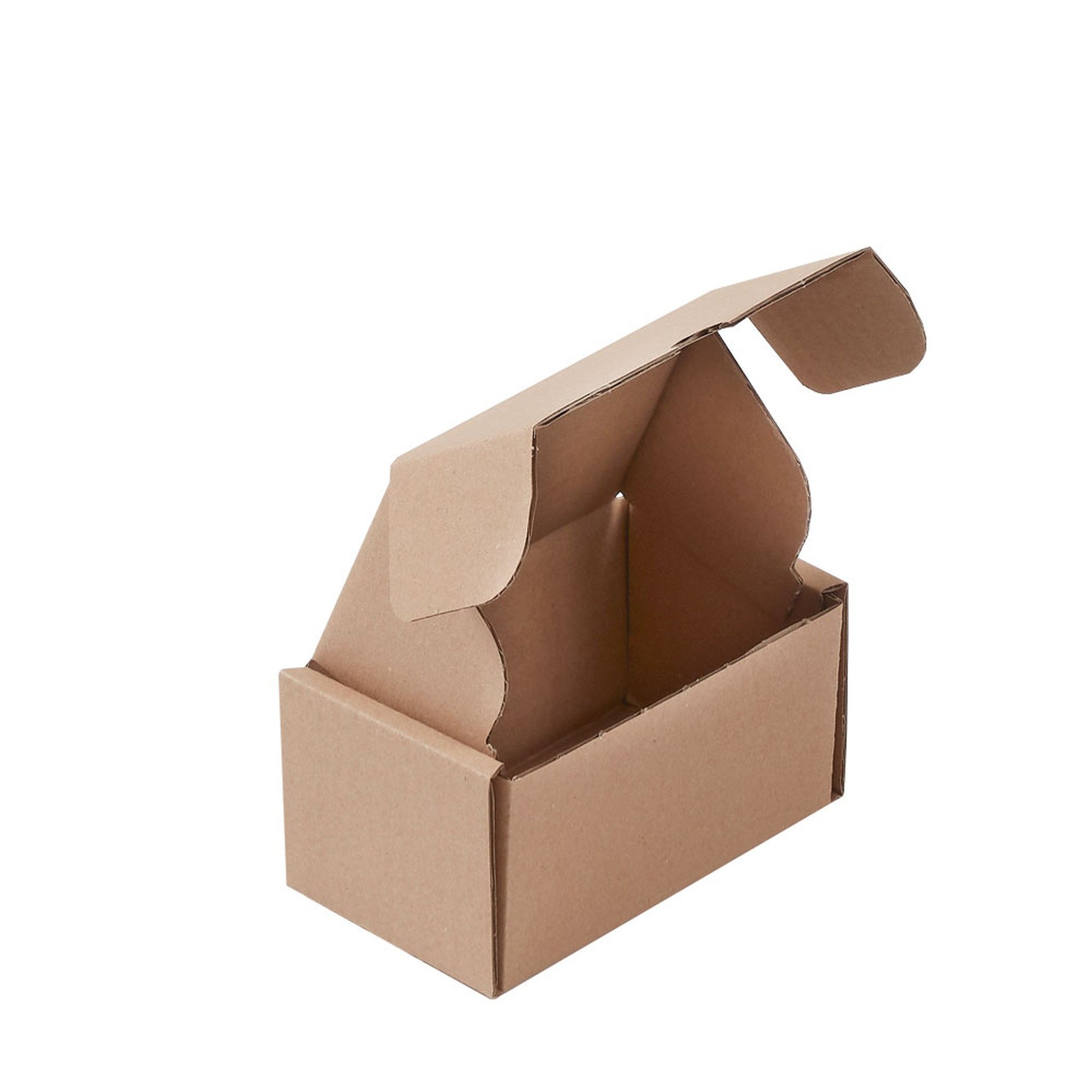 BB-Verpackungen Versandkarton Faltkarton 1-wellig, 120 mm x 77 mm x 63 mm, 100 Stück, 1-wellig, 120 mm x 77 mm x 63 mm, 100 Stück
