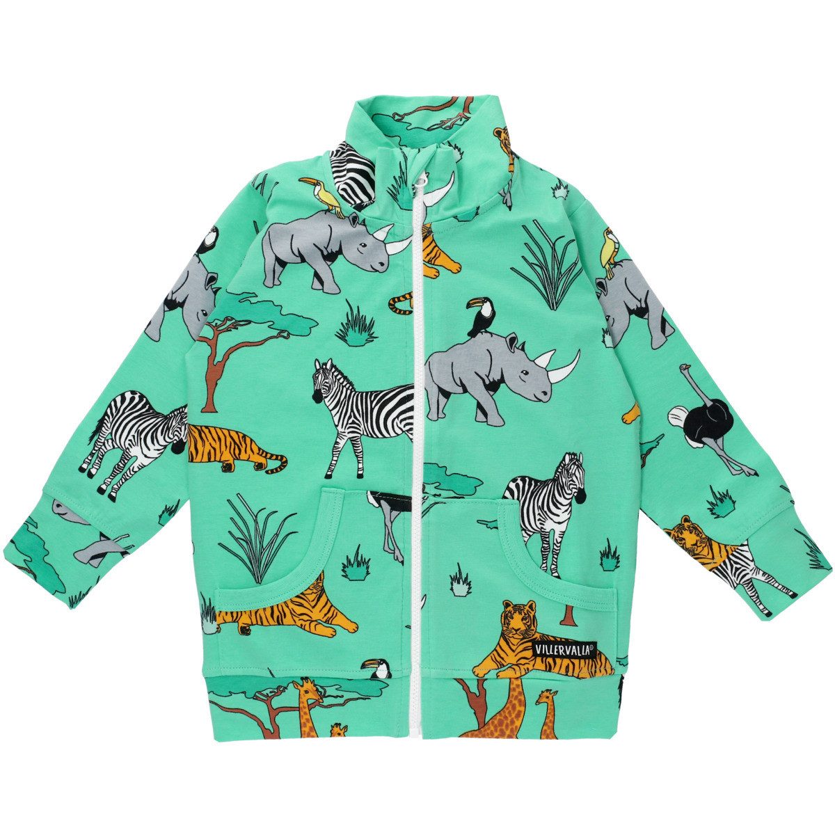 Villervalla Collegejacke Safari Unisex Kinder (1-St) Blouson, Blousonjacke, Übergangsjacke, Sweatjacke, Bomberjacke