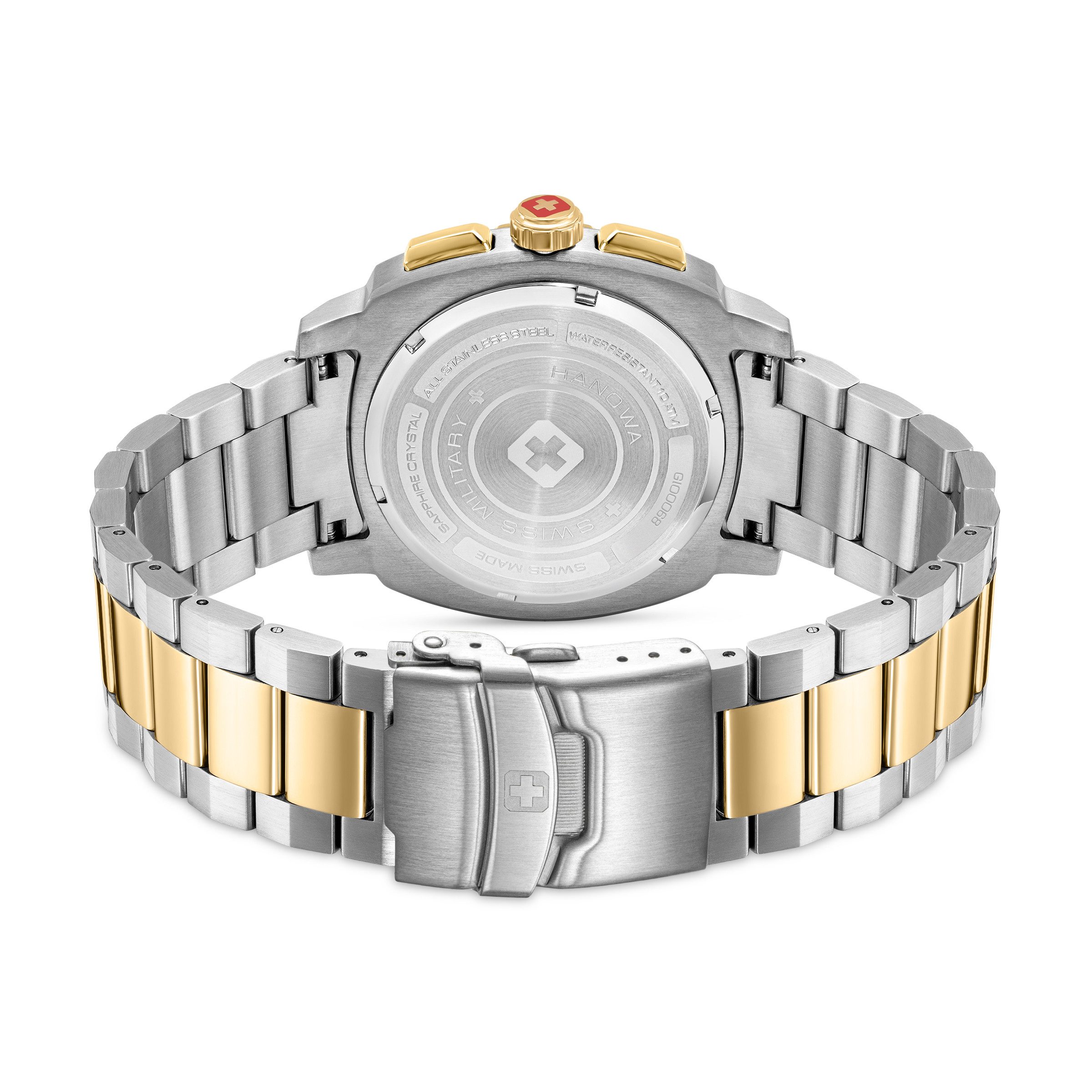 Swiss Military Hanowa Chronograph Speedwell SMWGI0006804, Quarzuhr, Armbanduhr, Herrenuhr, Swiss Made, Edelstahlarmband, analog