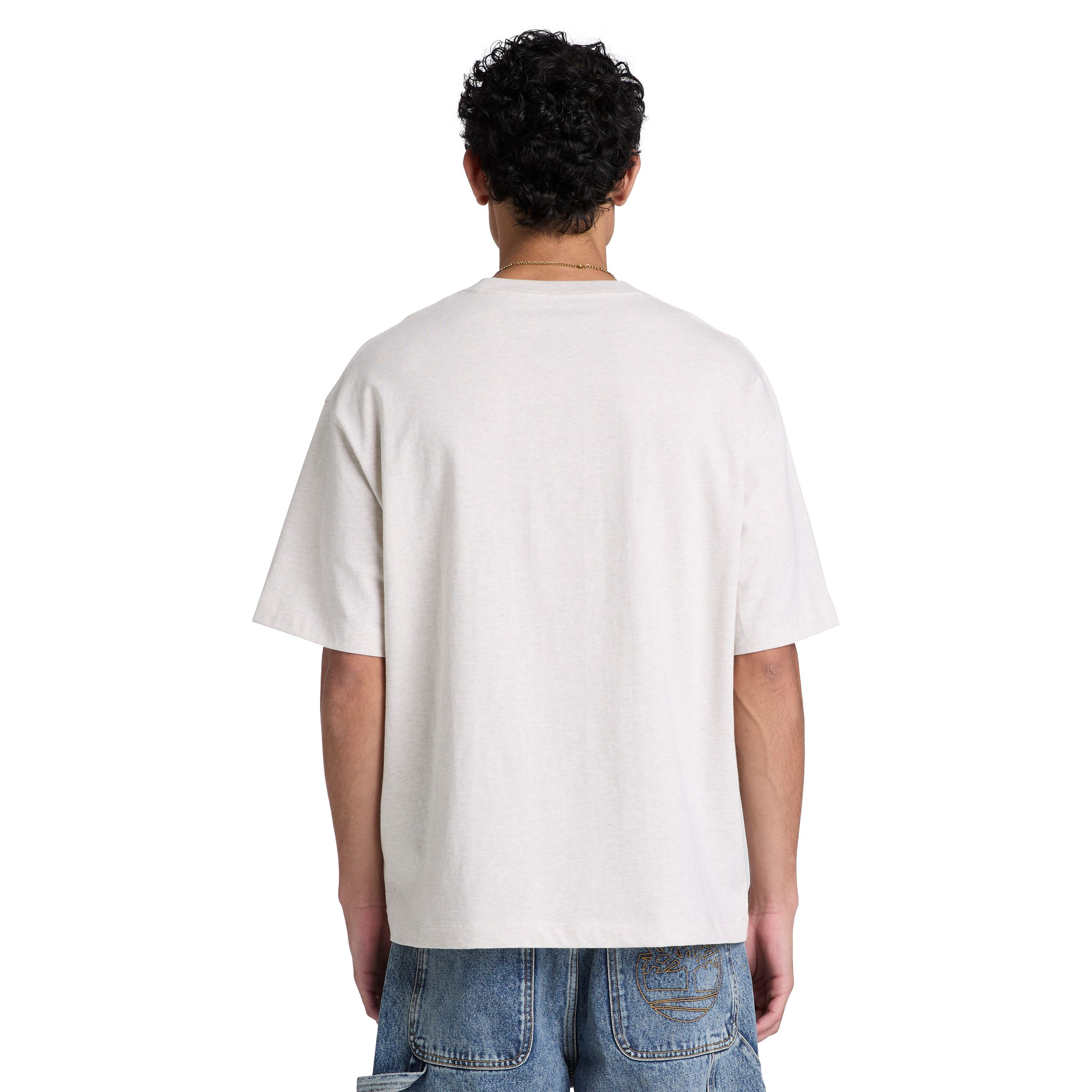 Timberland T-Shirt DUNSTAN RIVER - SS Tee (Relaxed) mit Rundhalsausschnitt, aus Baumwolle, Kurzarm, normale Länge