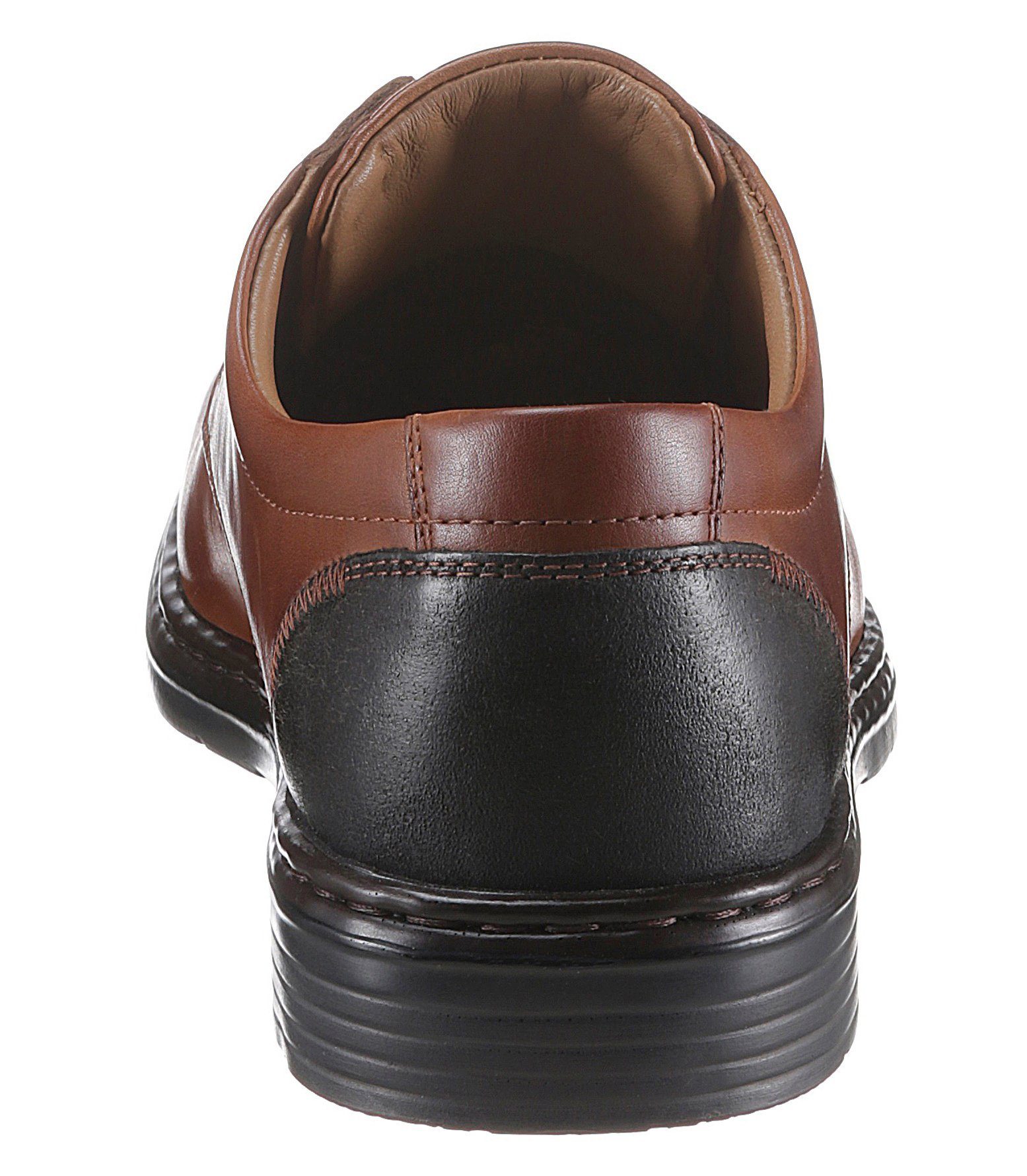 Alastair im cognac leichten Schnürschuh Used-Look Josef Seibel