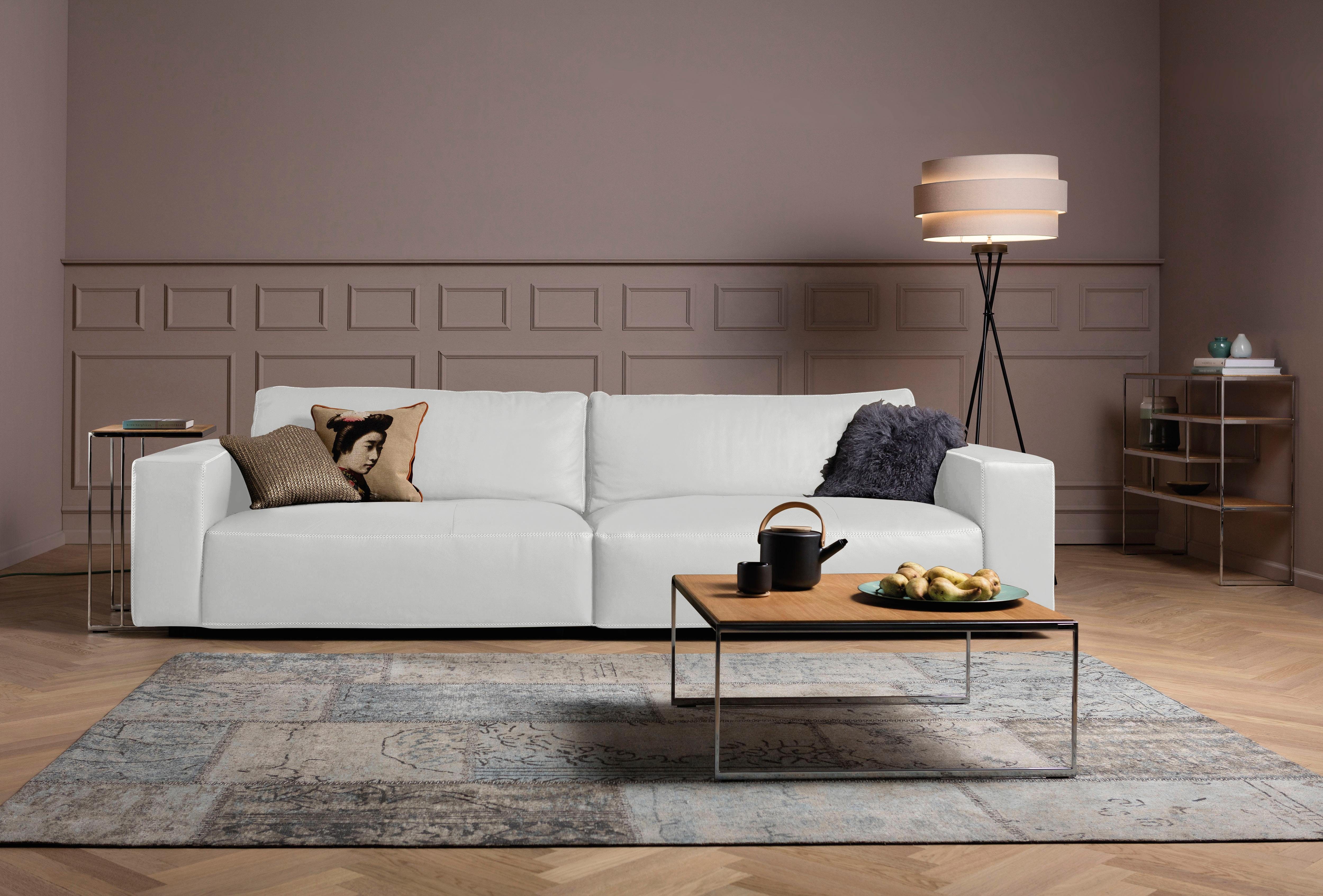 GALLERY M branded by Musterring Big-Sofa LUCIA, in vielen Qualitäten und 4 unterschiedlichen Nähten, 3-Sitzer | Big Sofas