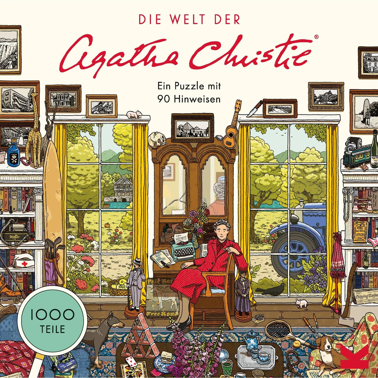 Laurence King Puzzle Die Welt der Agatha Christie, 1000 Puzzleteile