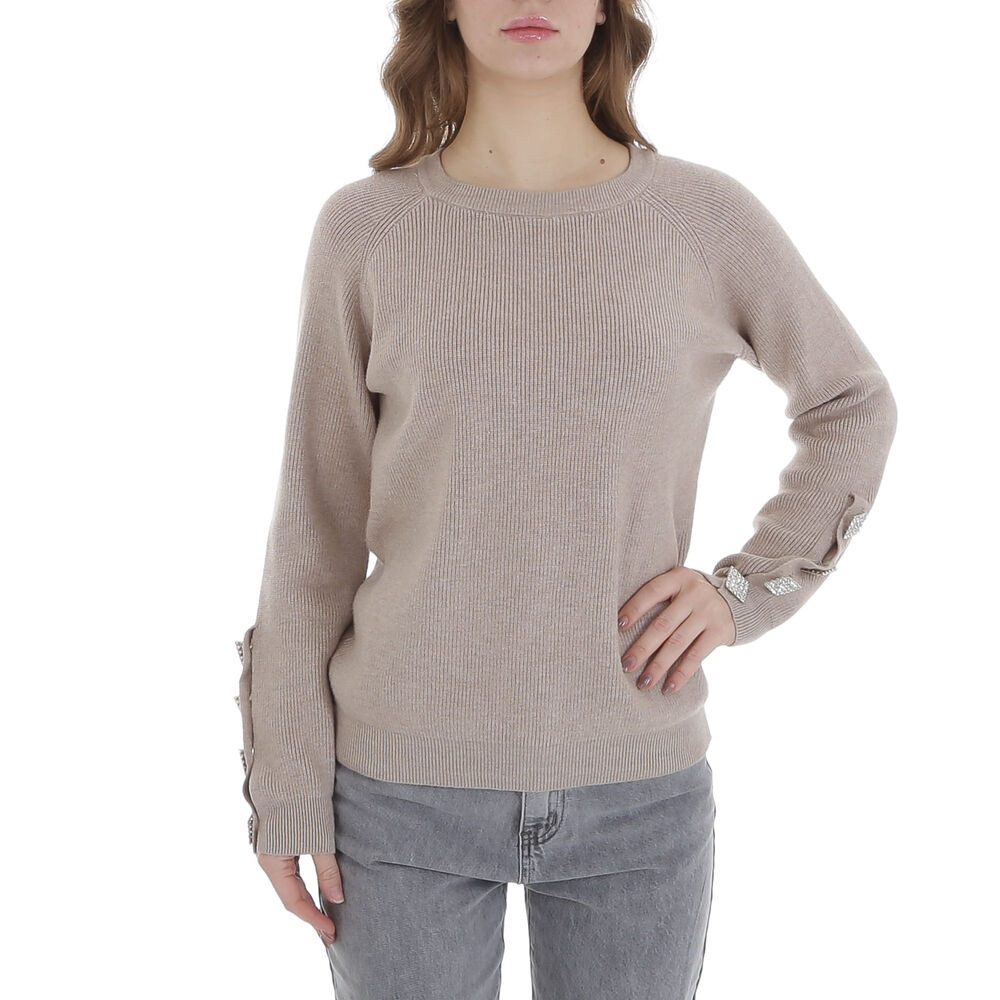 Ital-Design Strickpullover Damen Freizeit (88578878) Strass günstig online kaufen