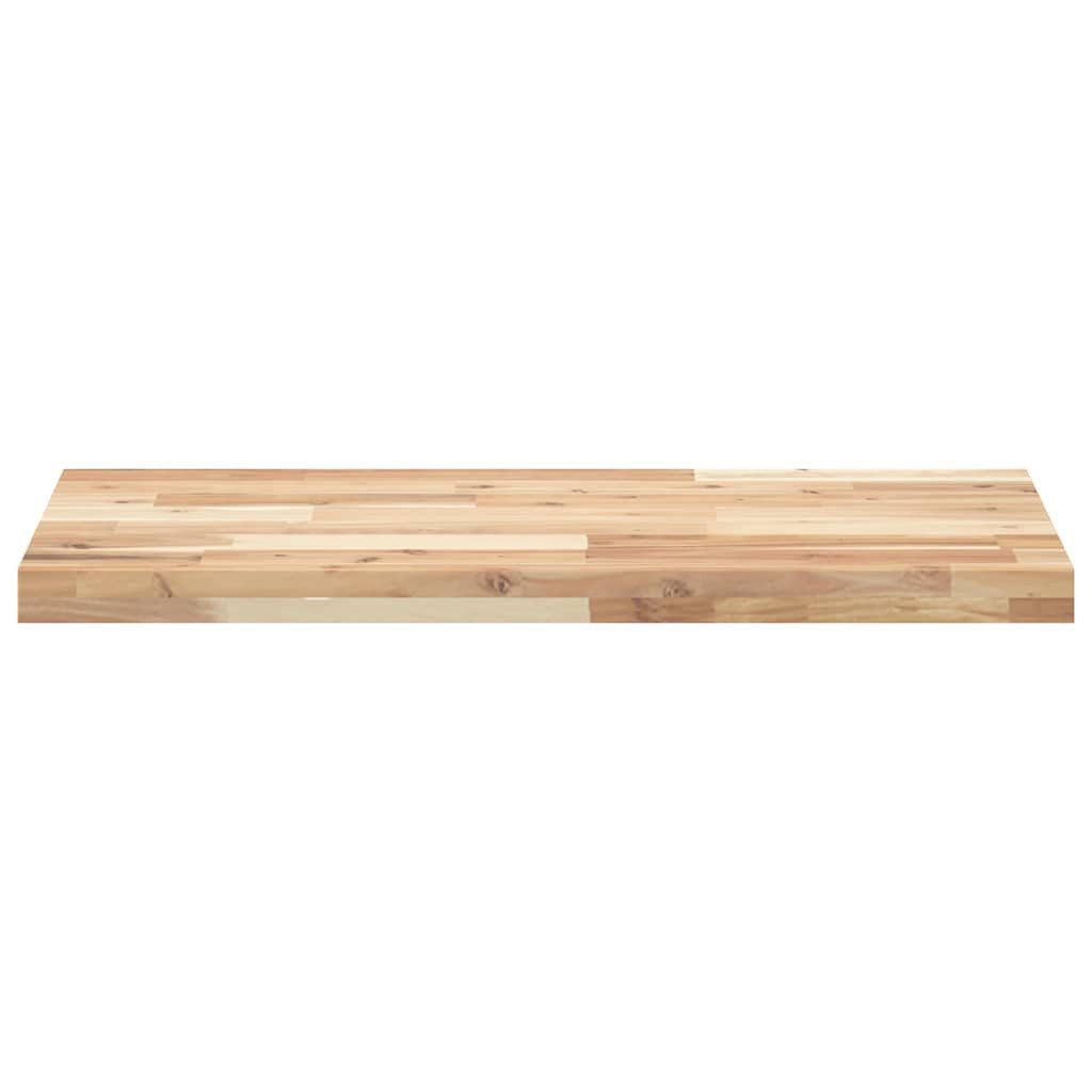 vidaXL Badezimmerspiegelschrank Waschtischplatte Unbehandelt 100x40x4 cm Massivholz (1-St)