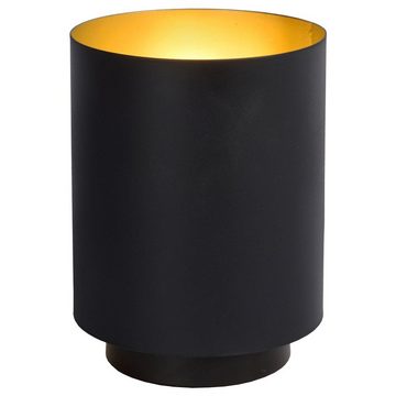 click-licht Tischleuchte Tischleuchte Suzy in Schwarz und Gold E14 in Rund, keine Angabe, Leuchtmittel enthalten: Nein, warmweiss, Tischleuchte, Nachttischlampe, Tischlampe