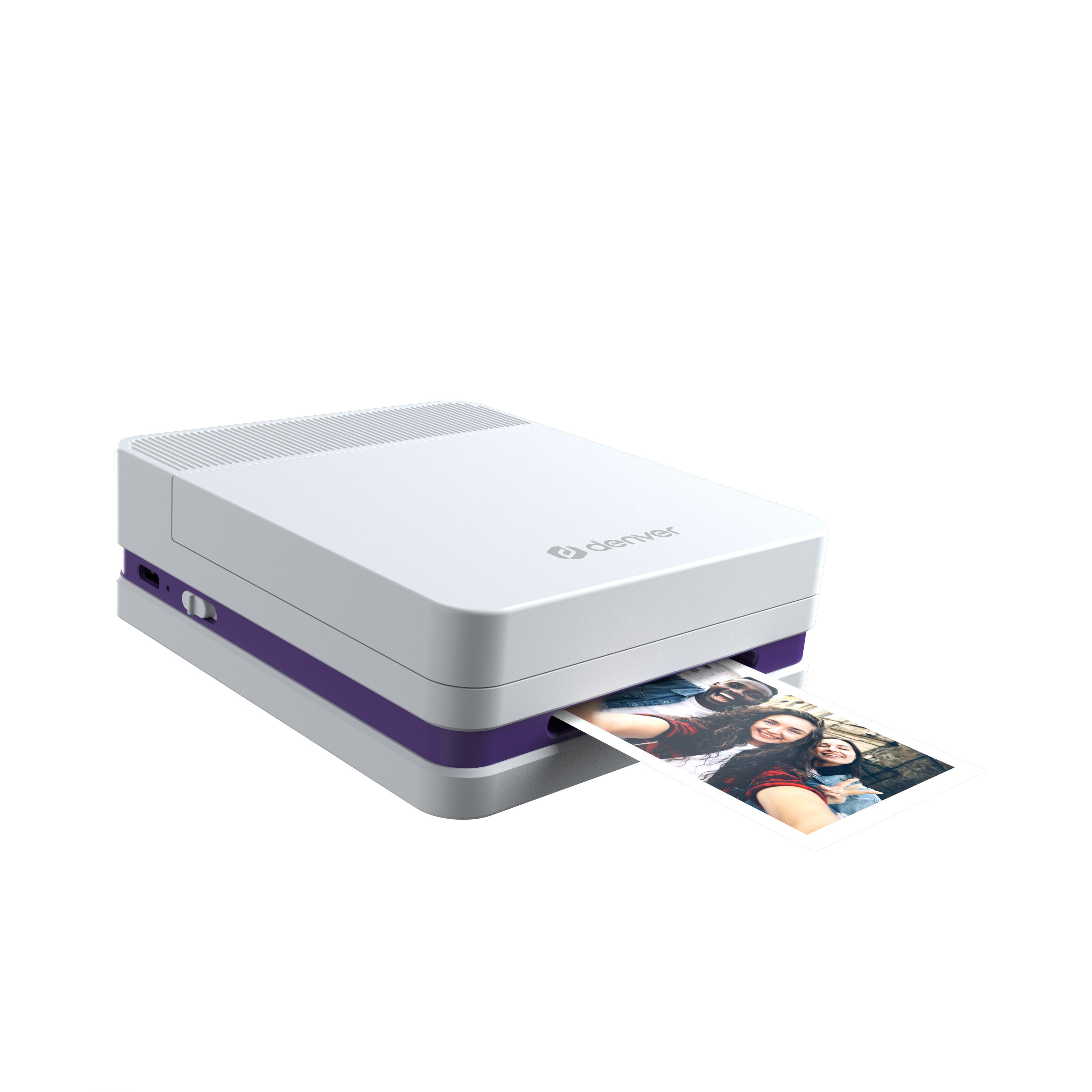Denver MCP-6010 Mini-Drucker, (Druckt auf diversen Papieren z.B.: Magnetapapier oder Sticker-Papier)