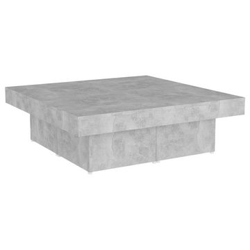 vidaXL Couchtisch Couchtisch Betongrau 90x90x28 cm Holzwerkstoff (1-St)