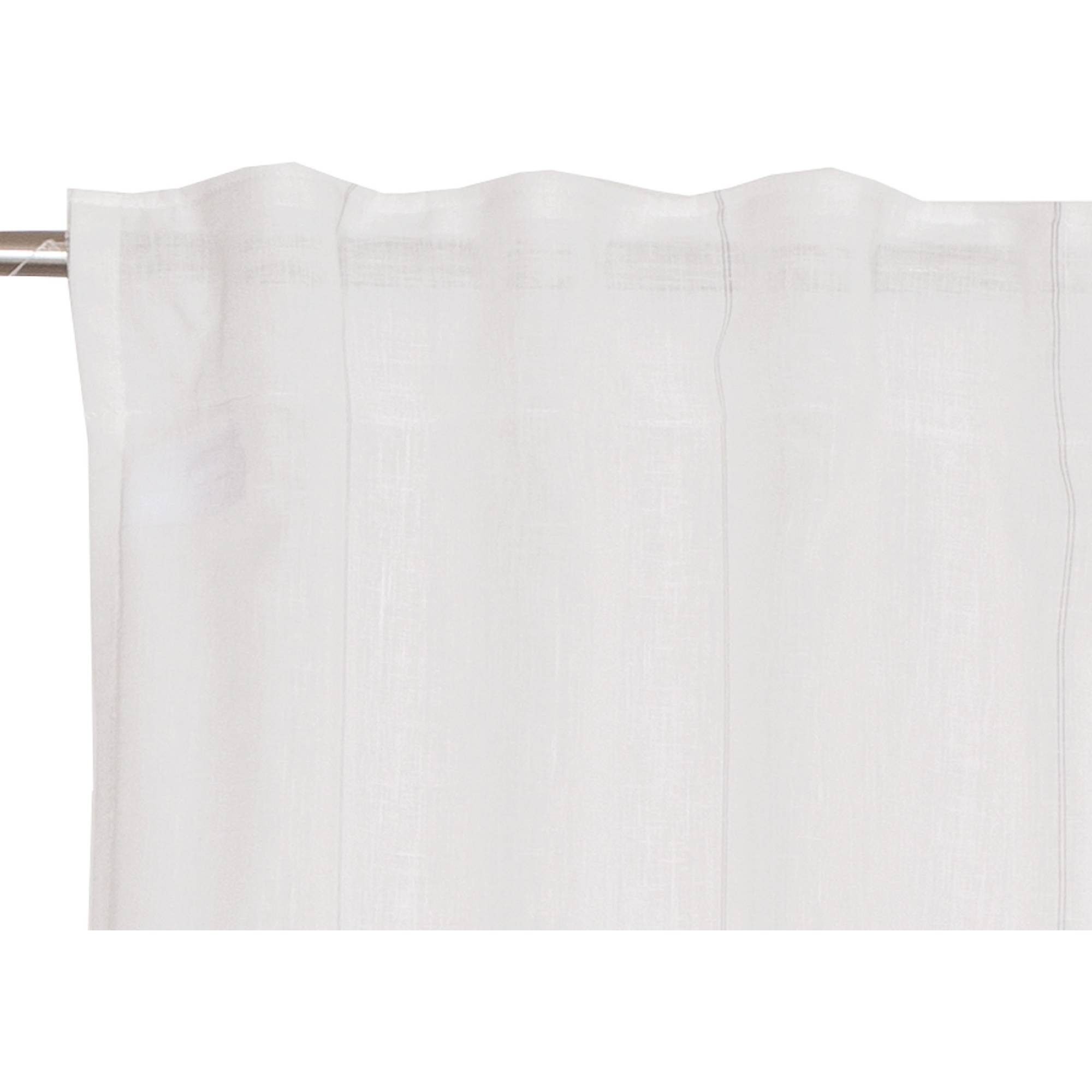 Esprit Gardine TREND Halbtransparenter Schlaufenvorhang (1 St), Schlaufe, Polyester, 130 x 250 cm in Natur