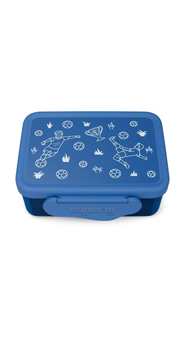 ergobag Lunchbox Edelstahl Brotdose, Edelstahl, (Edelstahl Brotdose, 3-tlg., 1x Brotdose, 1x Trennfach), spülmaschinengeeignet