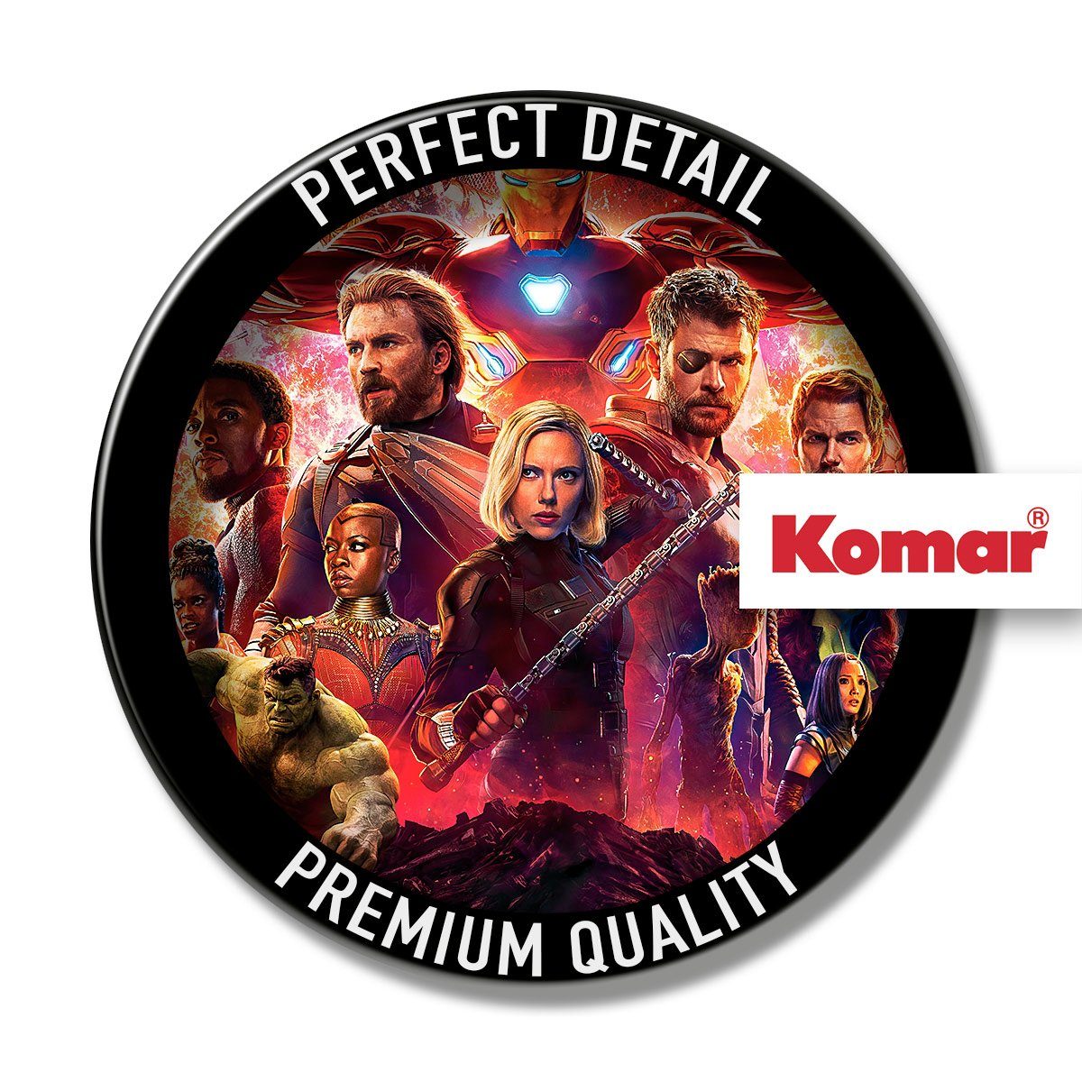 Komar Fototapete Avengers-Infinity-War-Movie-Poster - Größe 184 x 254 cm, glatt, bedruckt, (1 St), Kinderzimmer