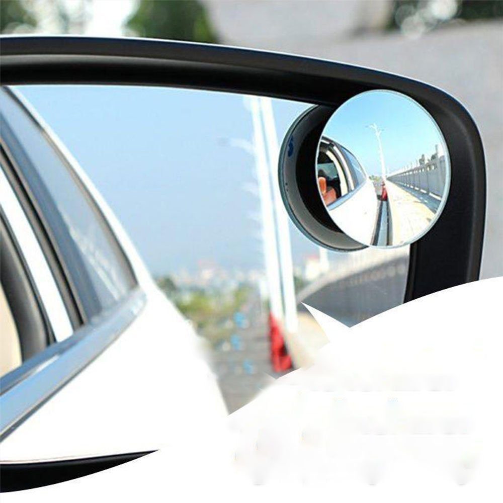 Auto Rückspiegel Toter Winkel Spiegel Auto Totwinkel Seite konvexen Spiegel Rearview Links/Recht Seitenspiegel für toten Winkel 360 ° Drehen Toten Winkel Spiegel 