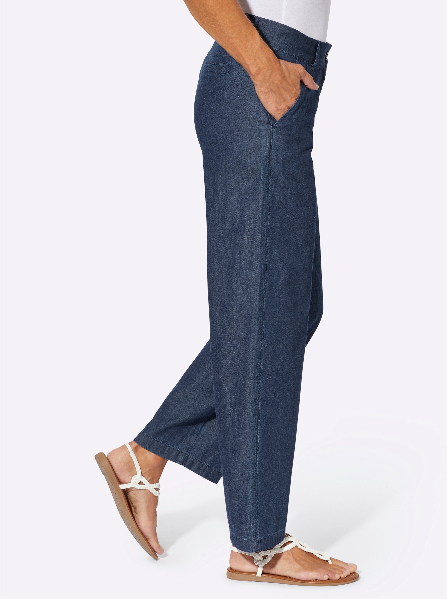 Sieh an! Bequeme Jeans Jeans-Culotte komfortabel – Bild 5 von 5