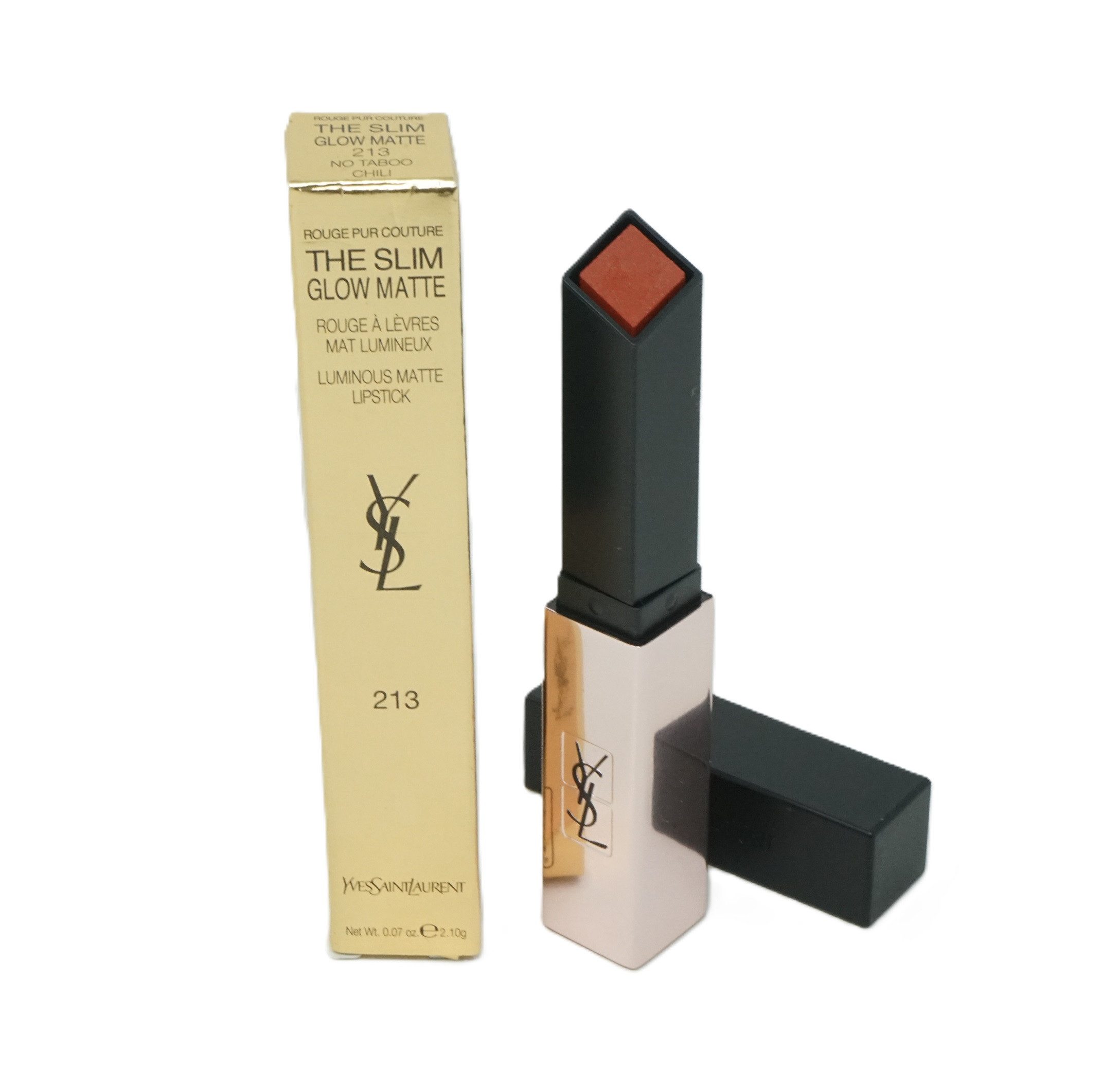 YVES SAINT LAURENT Lippenstift Yves Saint Laurent Glow Matte Luminous Matte Lippenstift 2,1g 213