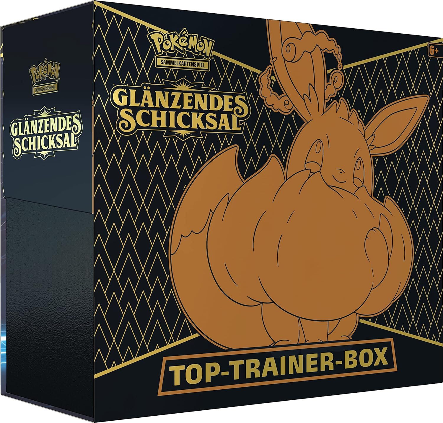 Amigo Spiel + Freizeit GmbH Sammelkarte POKÉMON Sammelkarte Top-Trainer-Box Glänzendes Schicksal (45259)