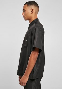 URBAN CLASSICS Langarmhemd Urban Classics Herren Recycled Nylon Shirt (1-tlg)