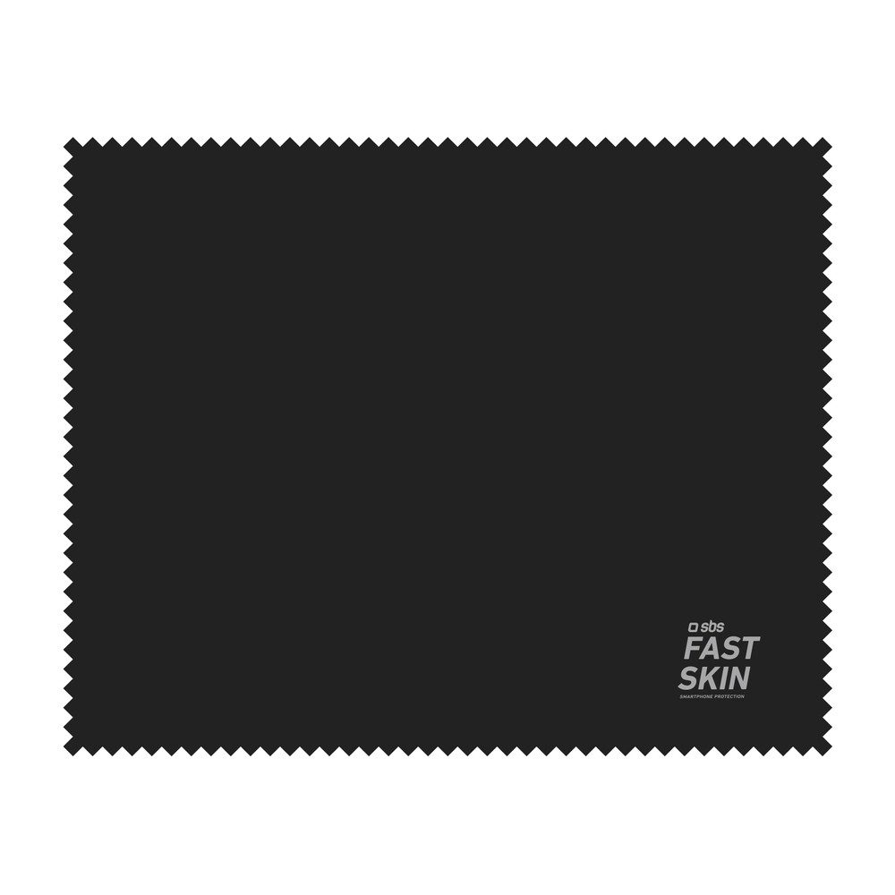 sbs Reinigungstuch Displaytuch Poliertuch Mikrofasertuch (Mikrofaser, Spar-Set, 1-tlg., Mikrofaser, schlierenfrei, waschbar, Zackenschnitt)
