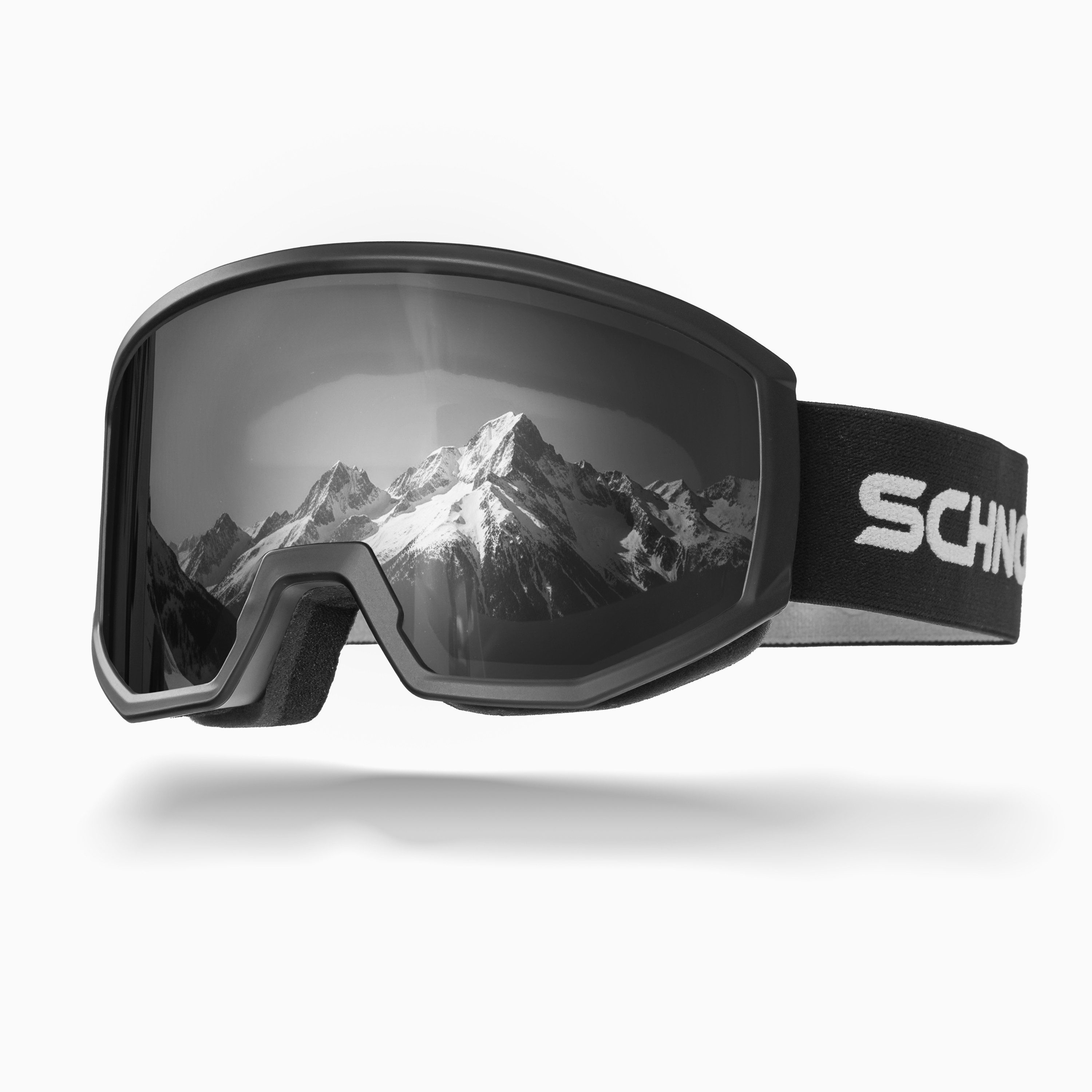 SCHNORR Sportbrille Schnorr Skibrille Luchs Silber (S3/S4), Full REVO, Anti-Fog, UV400, (1-St), Full REVO-Beschichtung Silber (S3)