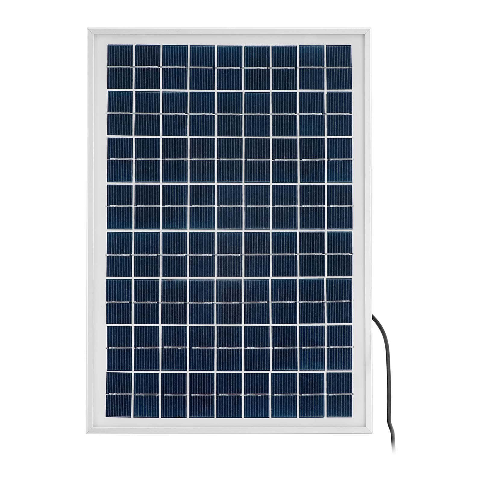mit 2 Solarpanel 10 12 2 MSW + 6 x x W Solarladeregler V LED-Leuchten (DC) Powerstation