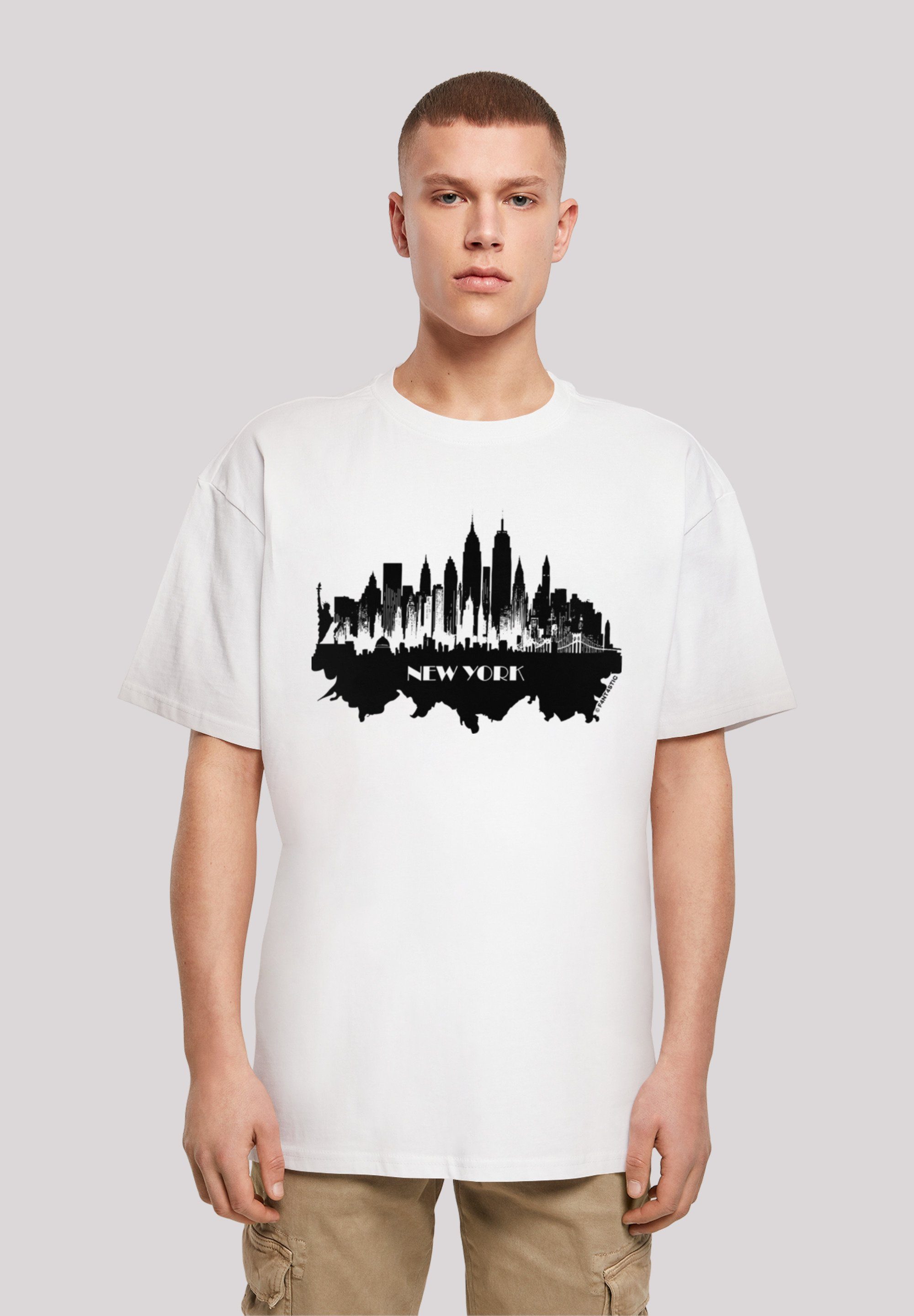 F4NT4STIC T-Shirt Cities Collection weiß - New Print York skyline