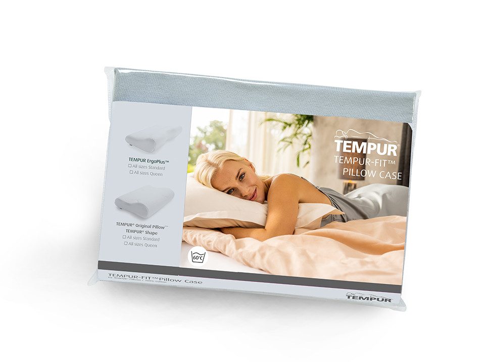 Tempur Kissenbezug TEMPUR® Jersey-Bezug für Schlafkissen Comfort PureClean, in 5 Farben erhältlich, 40 x 80 cm