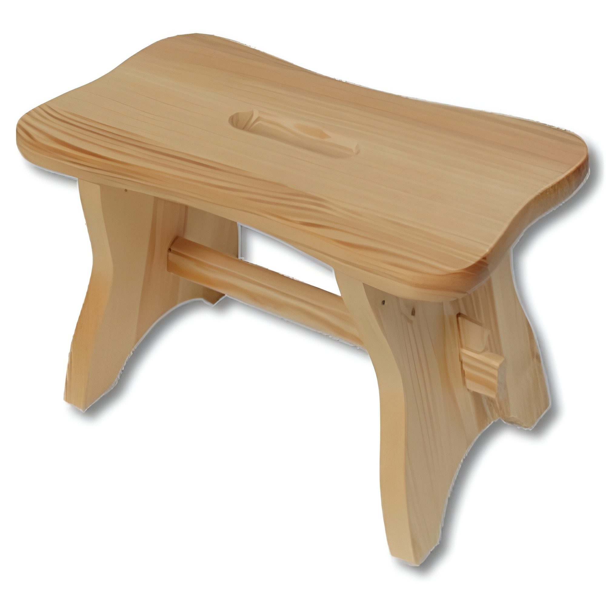 JVmoebel Gartenlounge-Hocker Massiver Buche Hocker Beistelltisch für Garten und Terrasse, Made in Europa