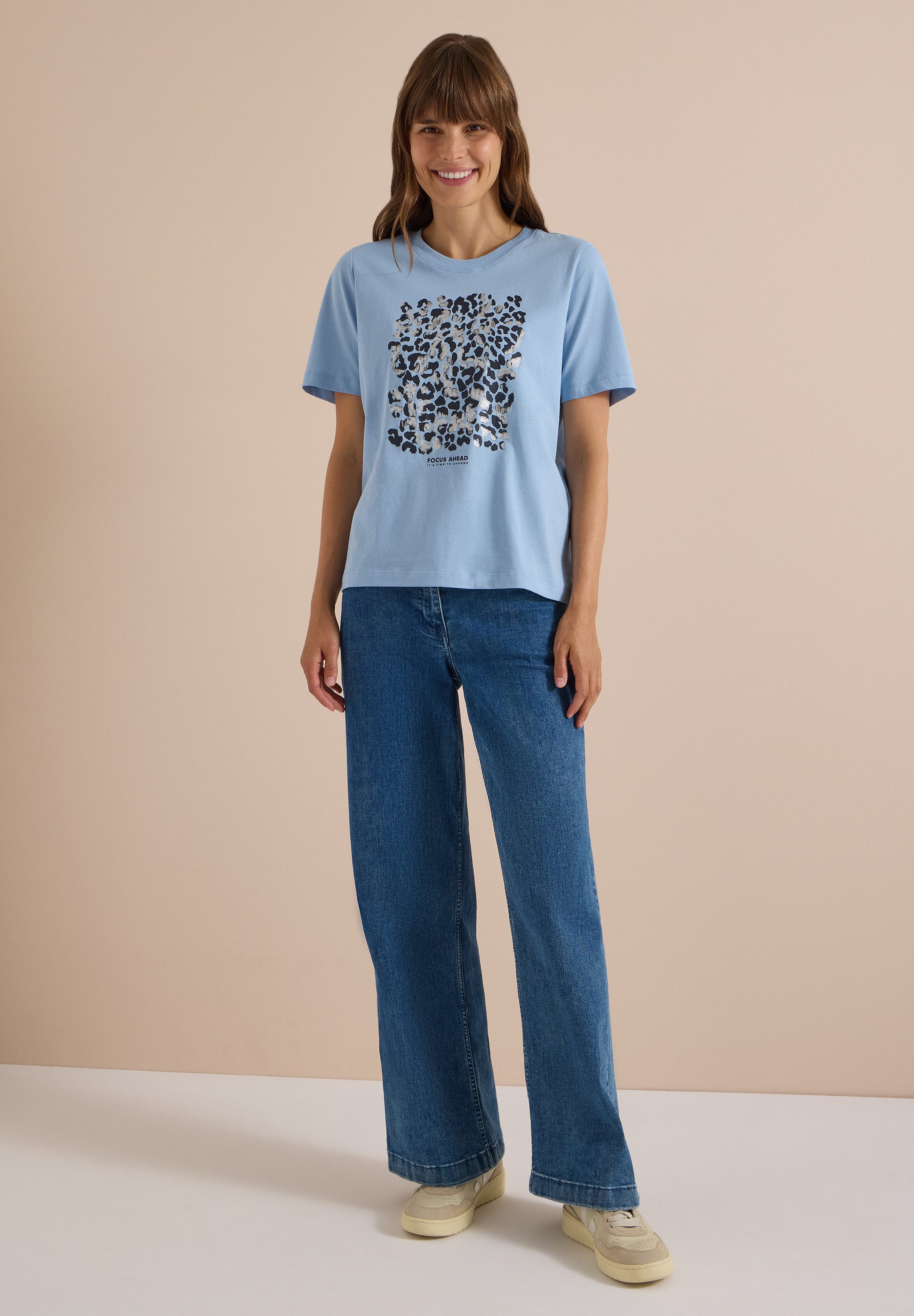 CECIL T-Shirt aus reiner Baumwolle – Bild 3 von 5