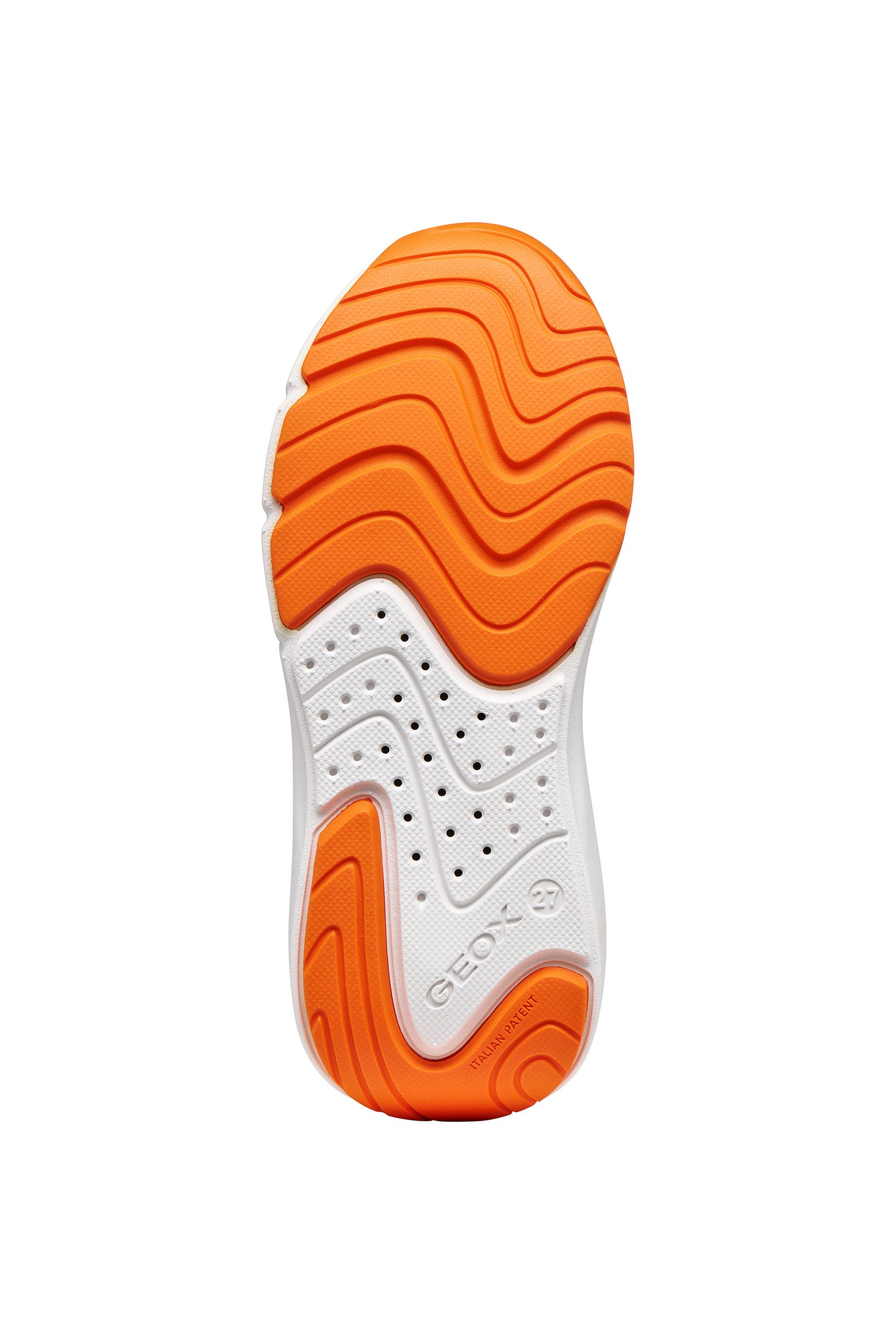 Geox J PRO-RAN BOY Sneaker Slipper mit elastischen Schnürsenkeln, Größenschablone zum Download