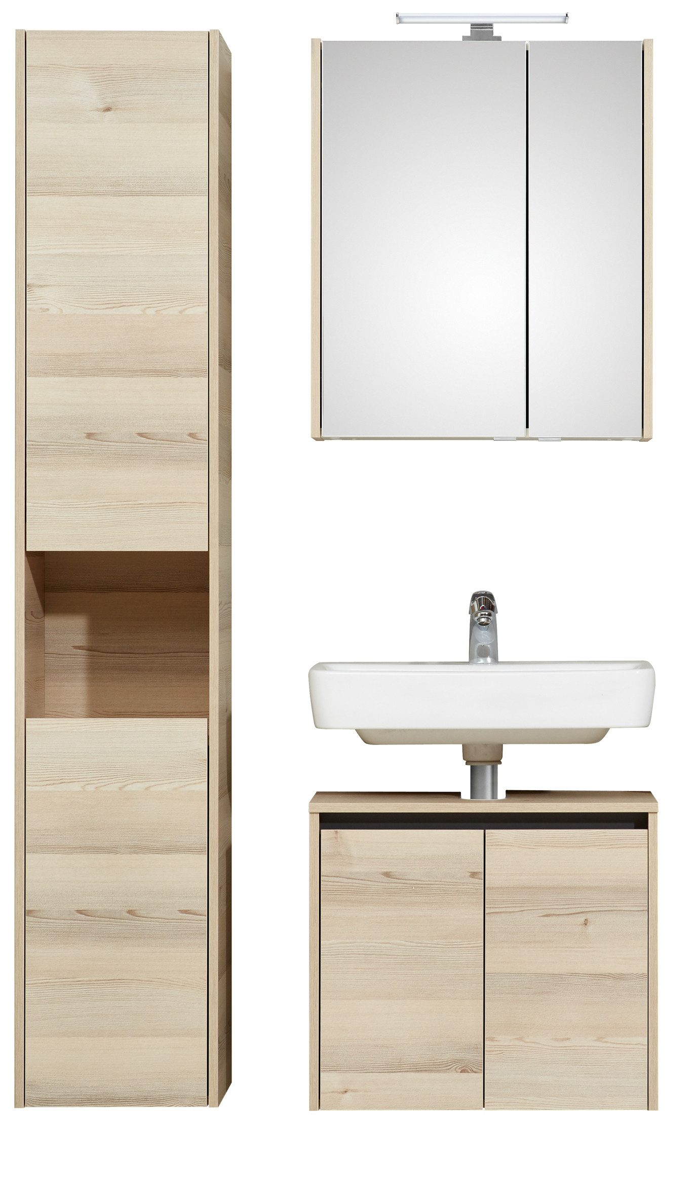 Saphir Badmöbel-Set Quickset 393, (Komplett-Set, 3-St)