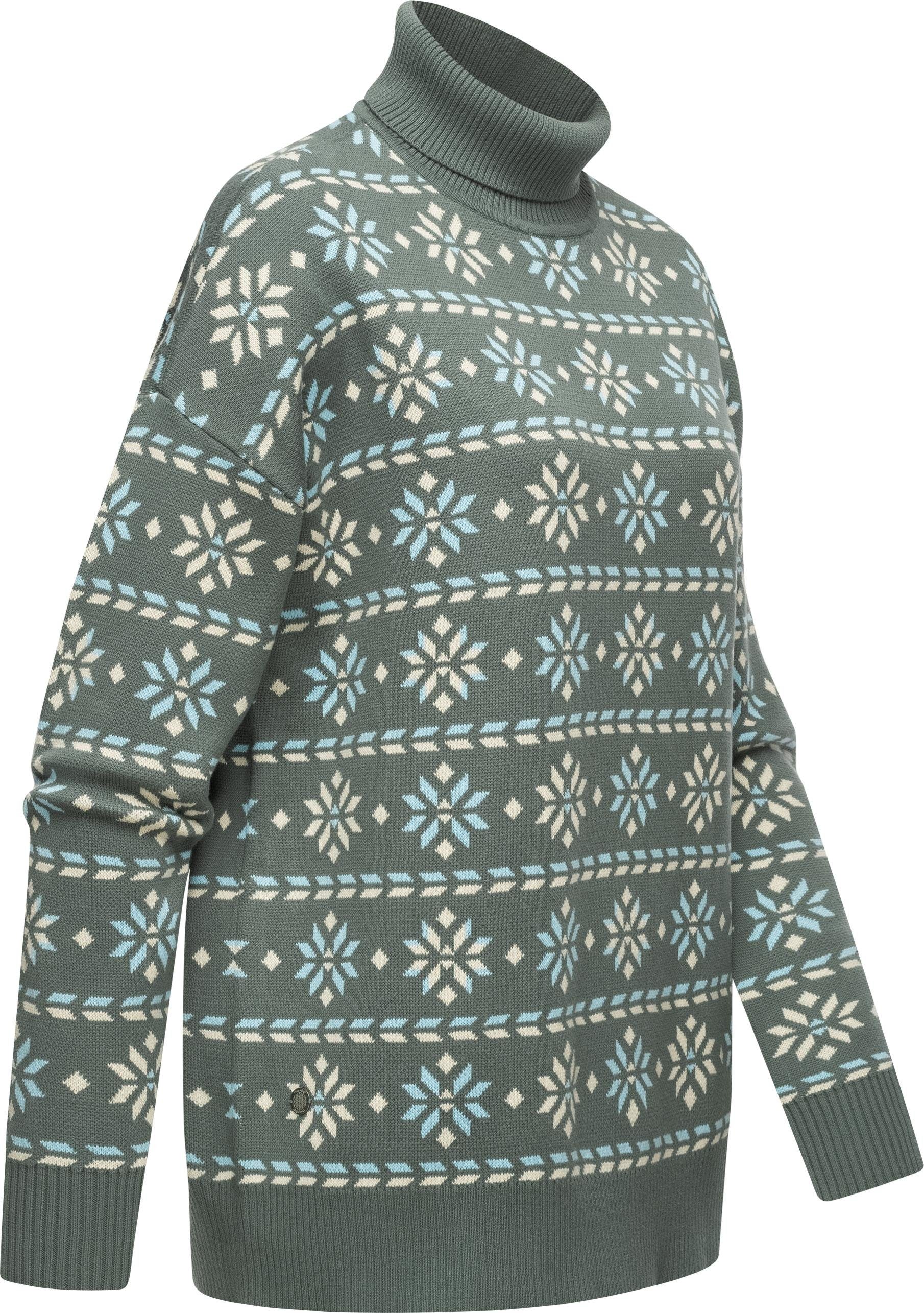 Ragwear Stehkragenpullover Danika Organic Damen Pullover günstig online kaufen