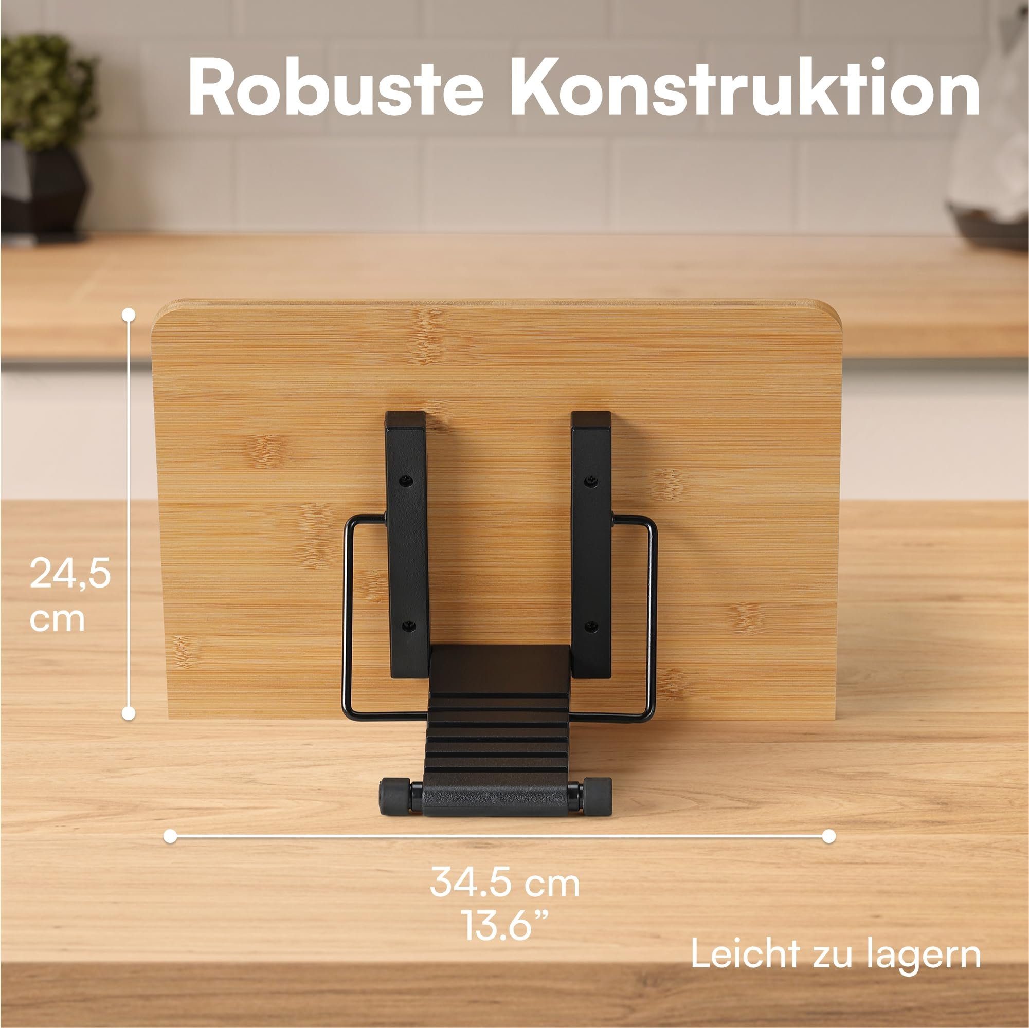 Faltbarer Kinder, Zeitungsständer Bambusholz H&S Kinder Buchständer Klappbarer Buchständer für aus für Bambus-Holz