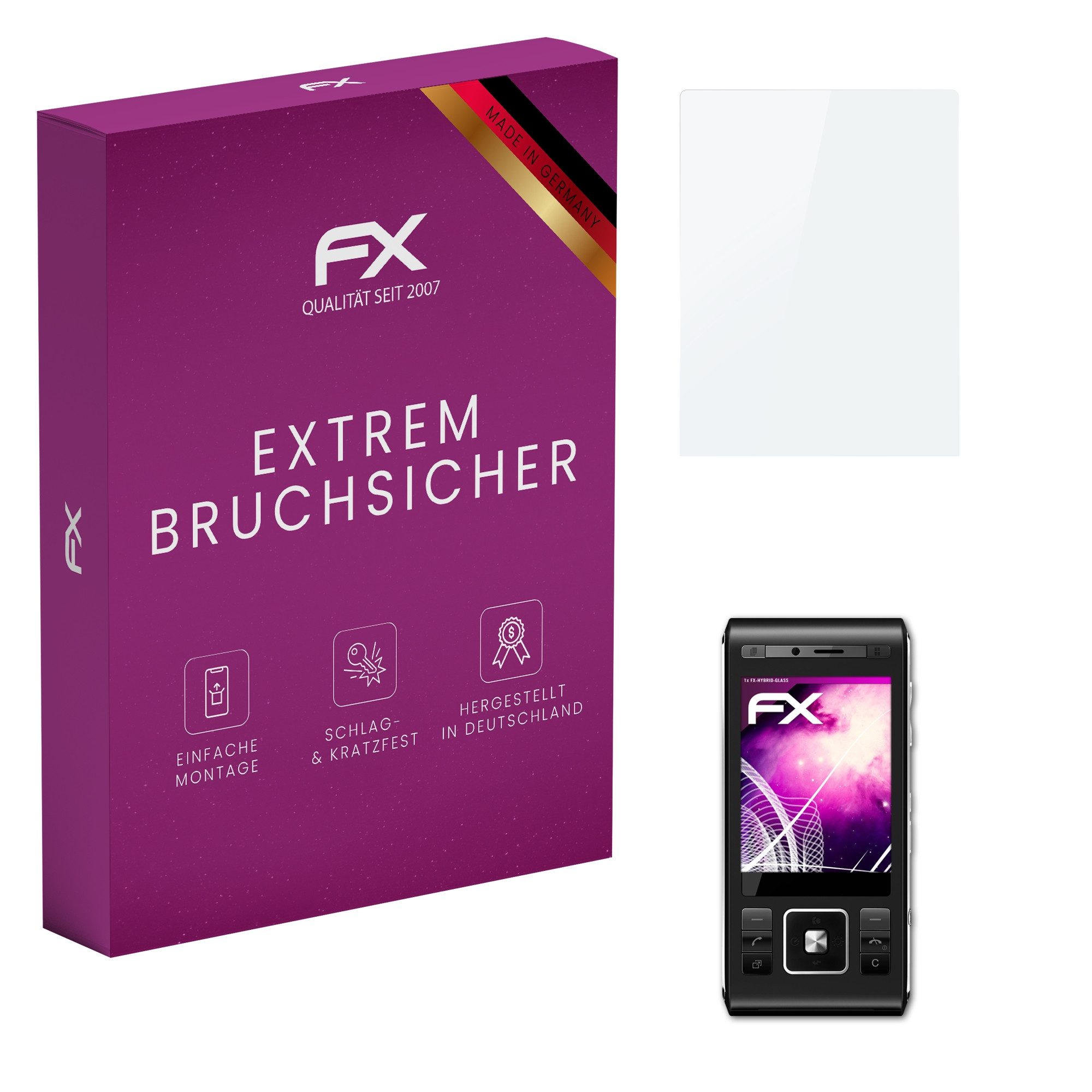 Schutzfolie Panzerglasfolie für Sony-Ericsson C905