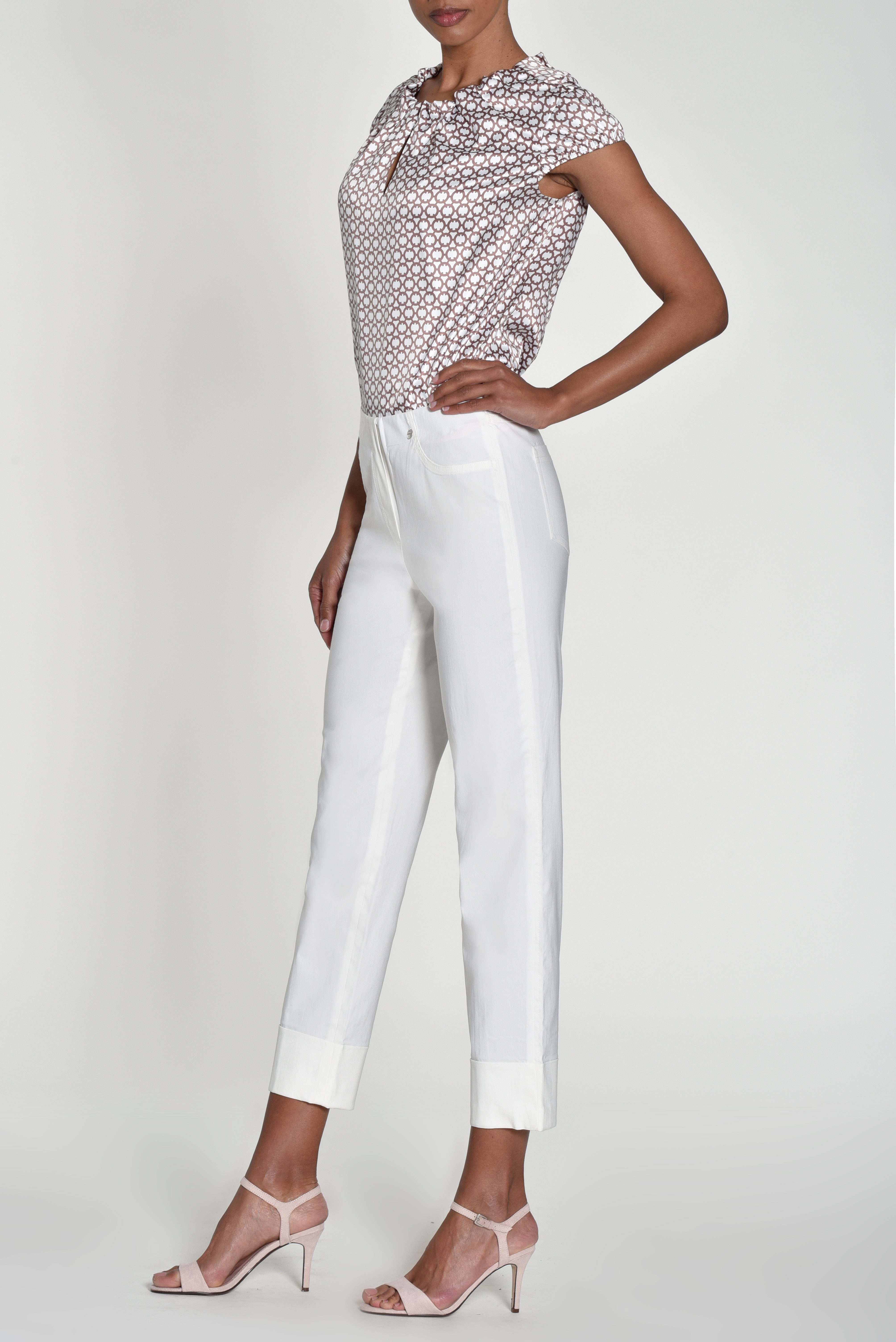 ROBELL Stoffhose BELLA09 Bengaline-Stoffhose günstig online kaufen